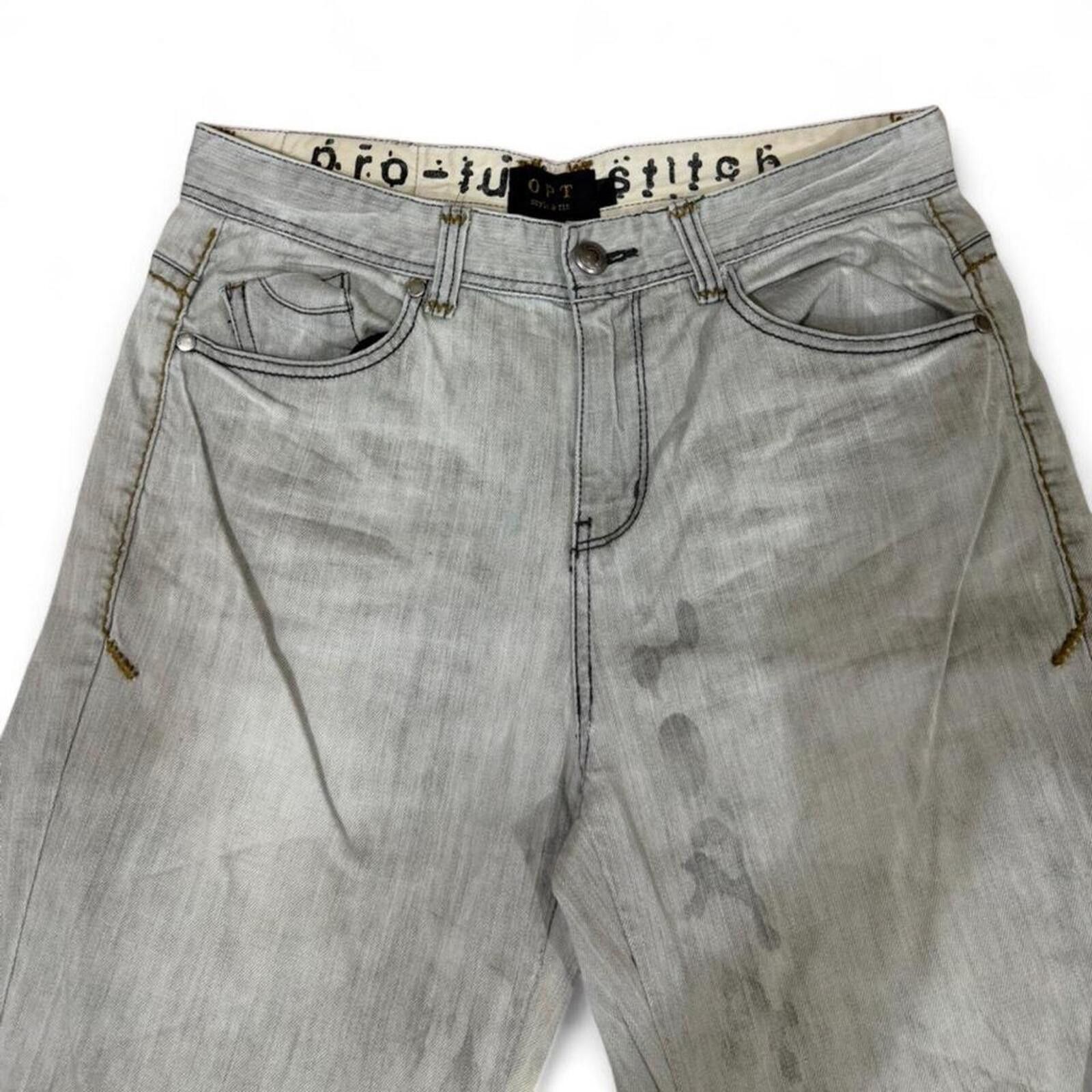 True Religion OPT denim jeans unique shade and back pocket embroidery Size 32" / US 10 / IT 46 - 3 Thumbnail