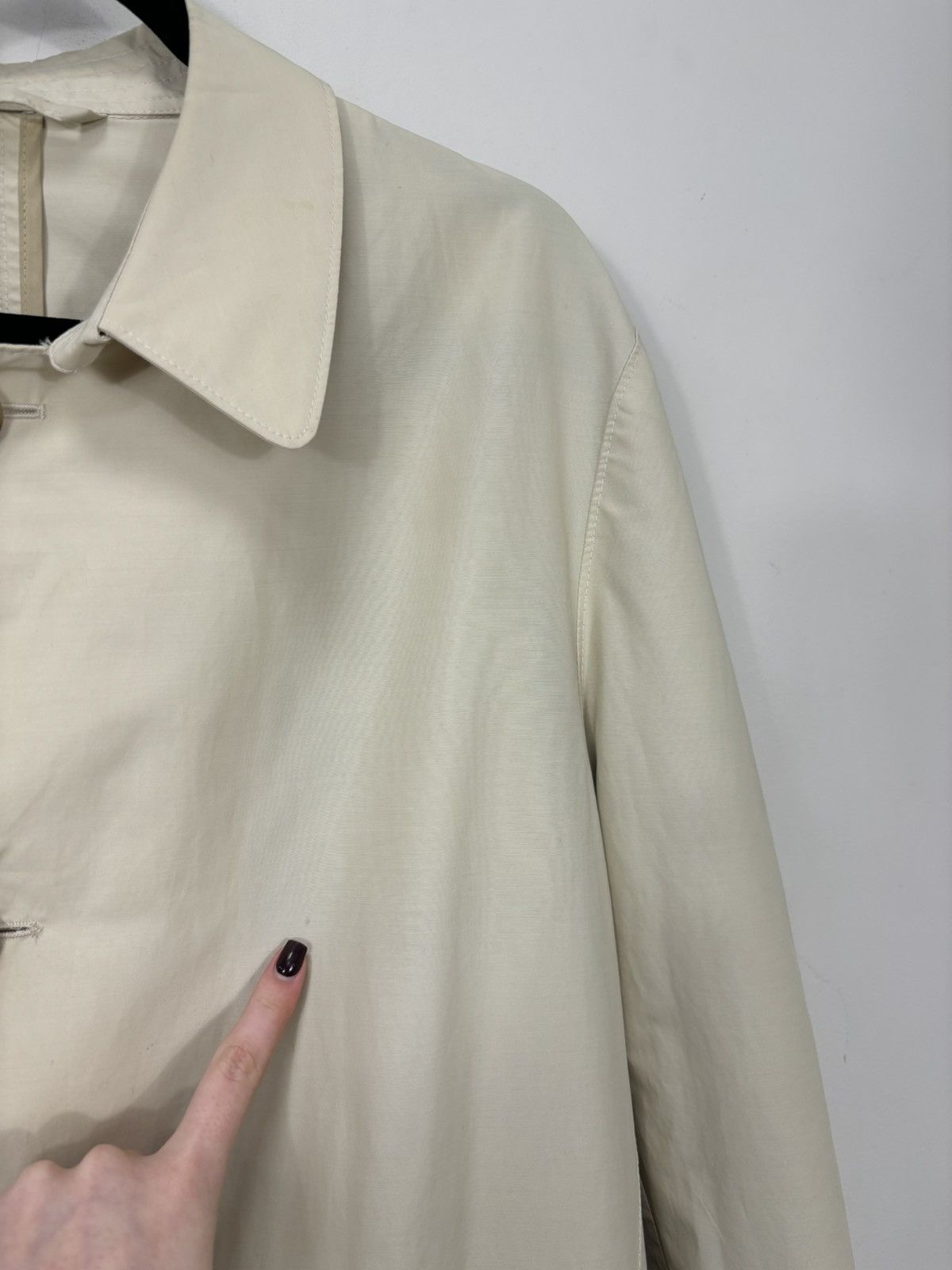 Corneliani Corneliani Men’s Italian Classic Luxury Nylon Trench Coat Size US L / EU 52-54 / 3 - 6 Thumbnail