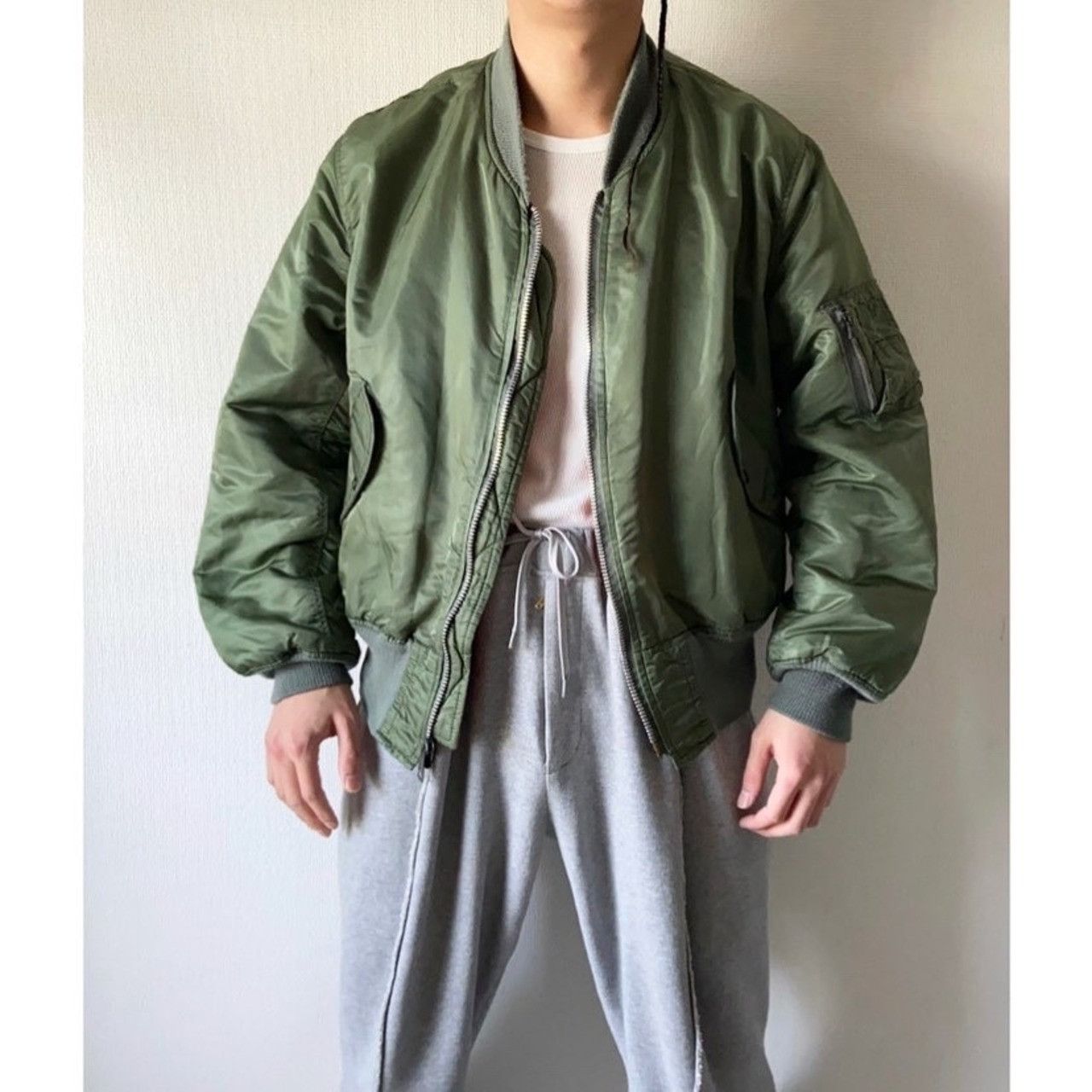 Buzz Rickson's 💥 90s CORINTH MFG MA-1 RIOT BOMBER JACKET Size US M / EU 48-50 / 2 - 1 Thumbnail