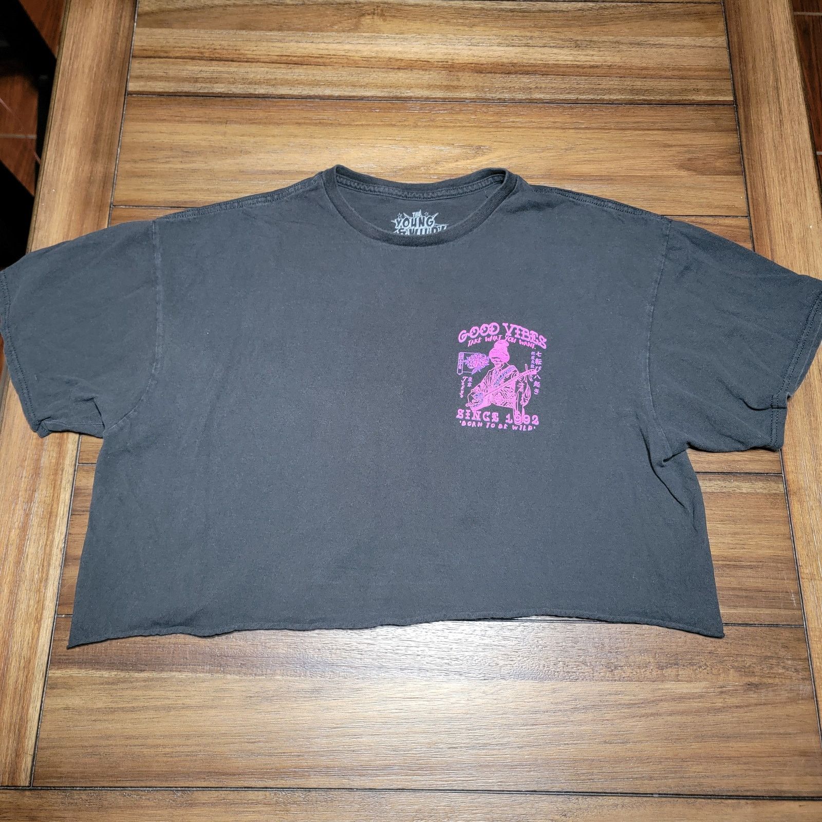 Other The Young & Wild Crop Tee "Good Vibes Take What You Want"-XL Size XL / US 12-14 / IT 48-50 - 3 Thumbnail