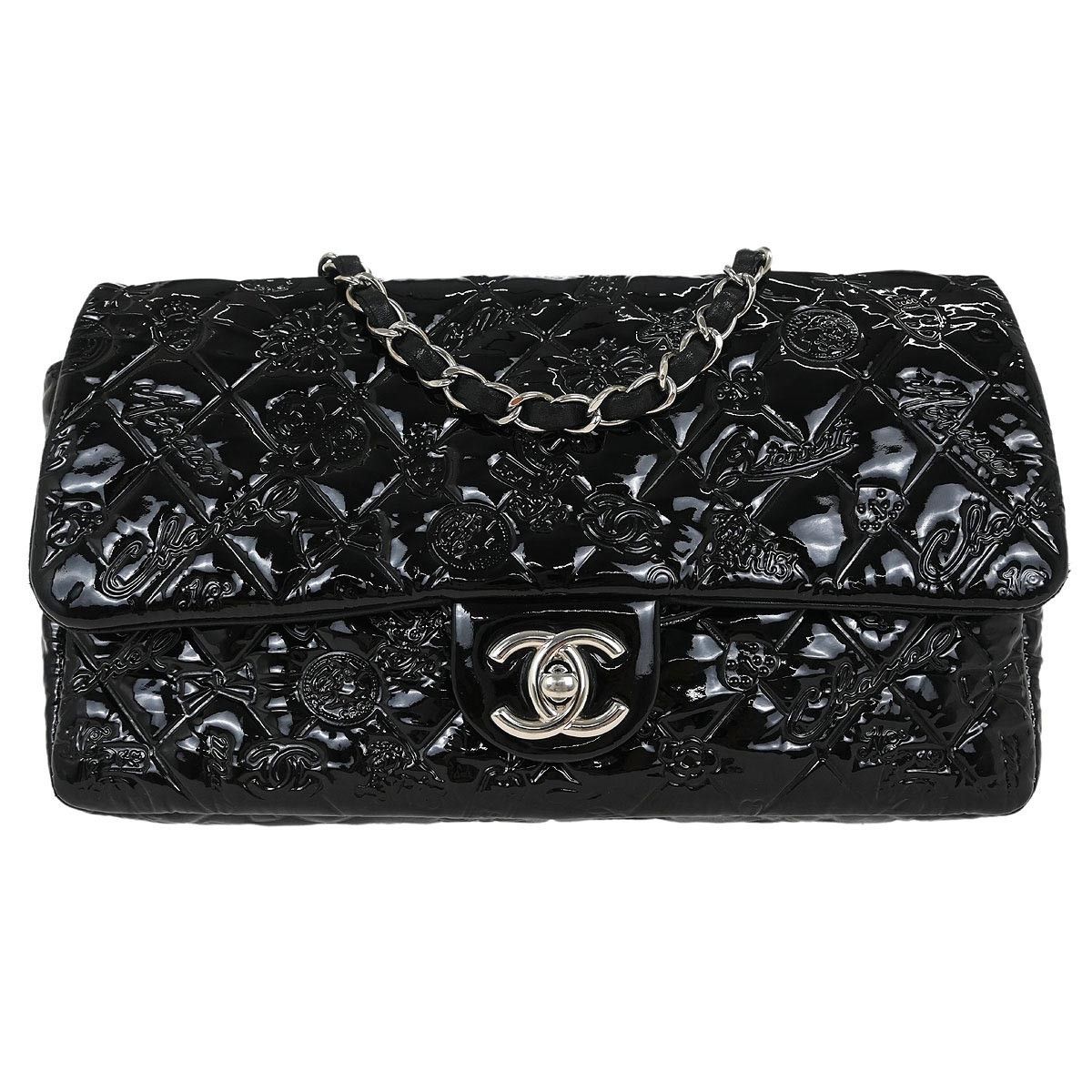 Chanel Chanel Lucky Symbols Flap Bag Embossed Patent Size ONE SIZE - 1 Thumbnail