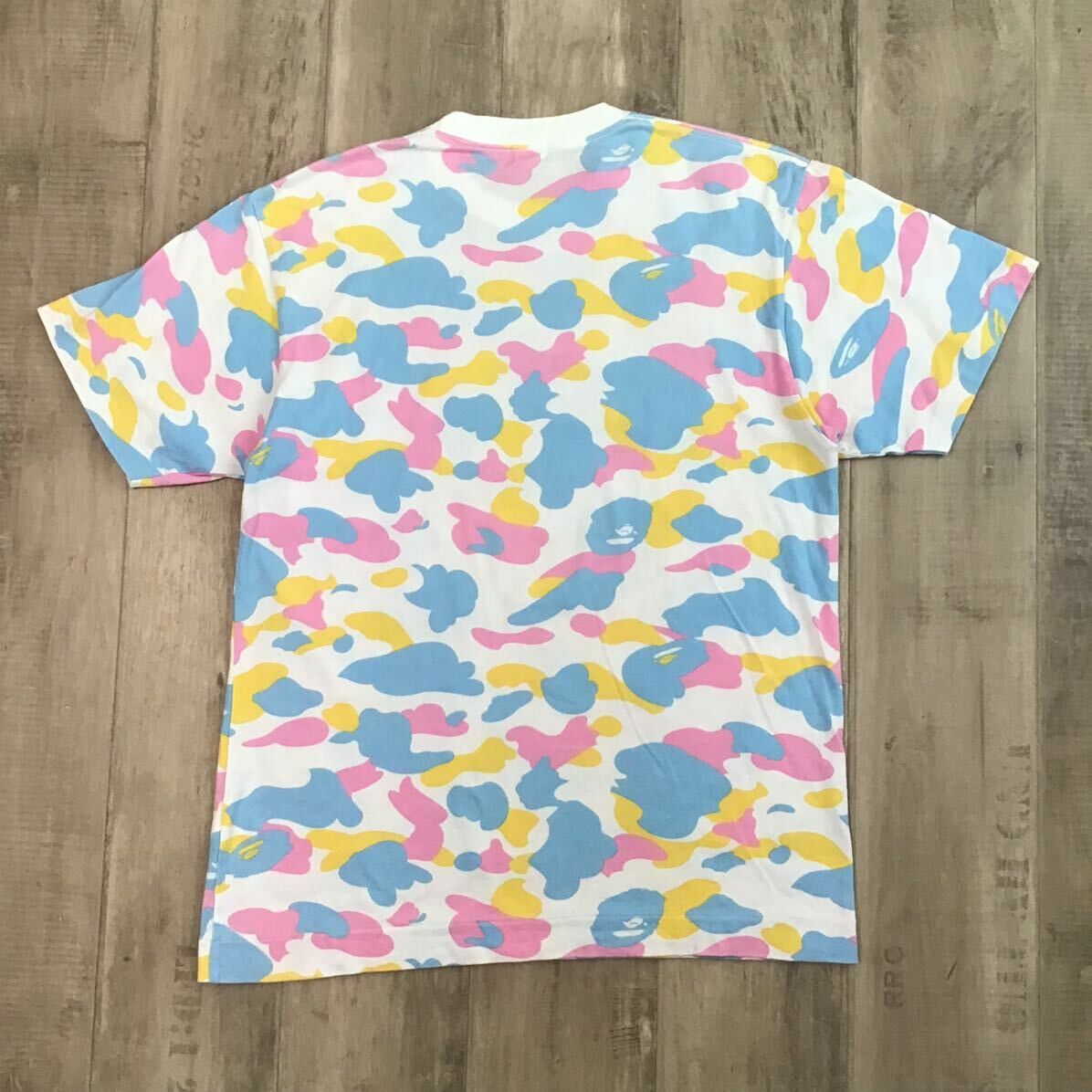 Bape × Nigo BAPE Multi camo T-shirt cotton candy camo APE NIGO Size US M / EU 48-50 / 2 - 2 Thumbnail