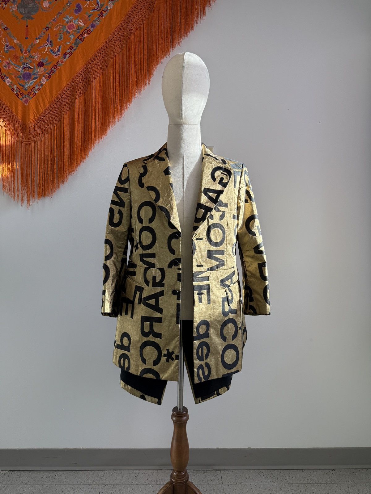 Comme des Garcons comme des garçons gold/black cutout blazer Size 36R - 5 Thumbnail