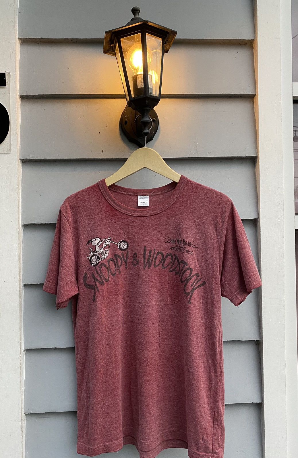 Vintage Snoopy & Woodstock New Road Motorcycle Shirt Size US M / EU 48-50 / 2 - 10 Thumbnail
