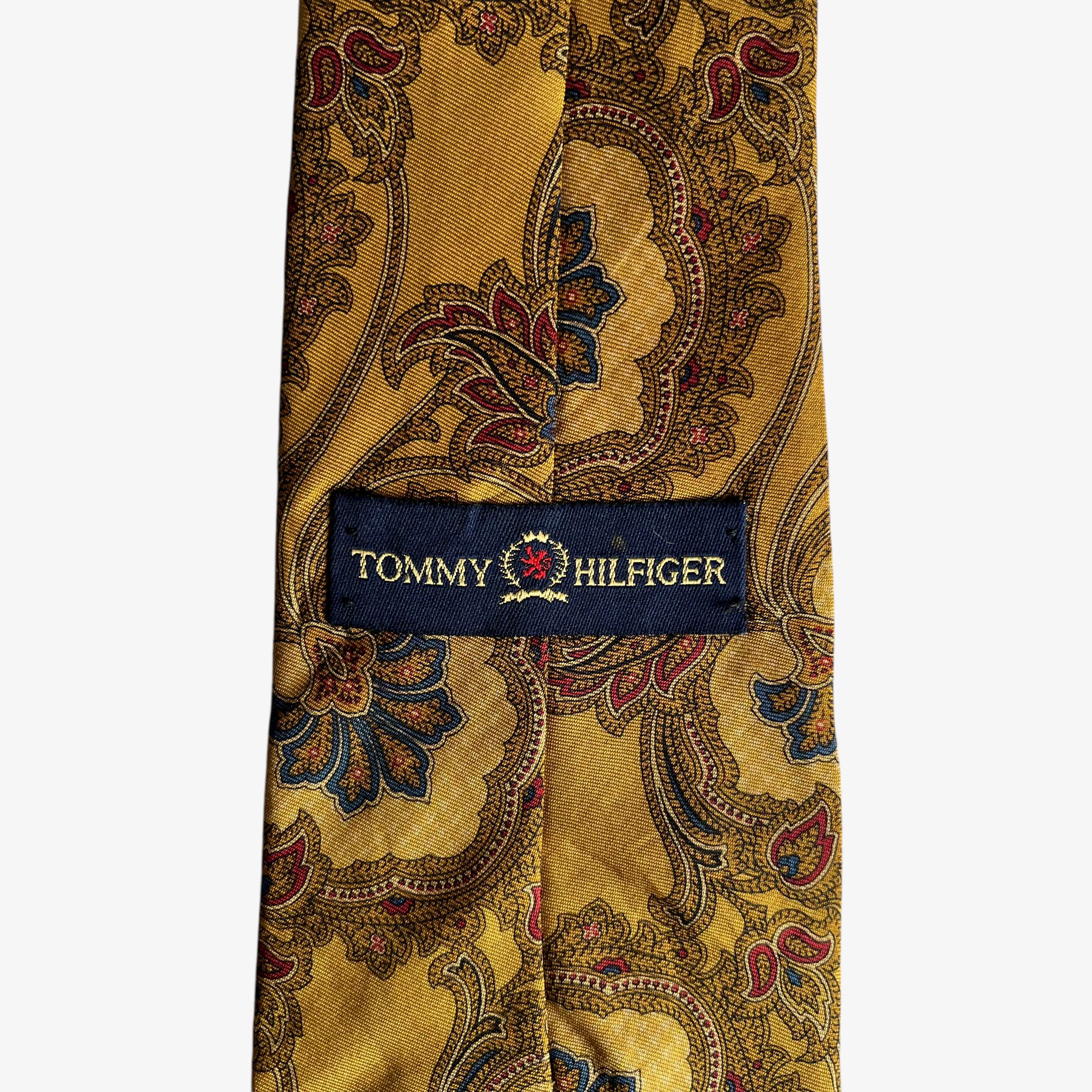 Tommy Hilfiger Vintage 90s Tommy Hilfiger Abstract Paisley Print Silk Tie Size ONE SIZE - 2 Thumbnail
