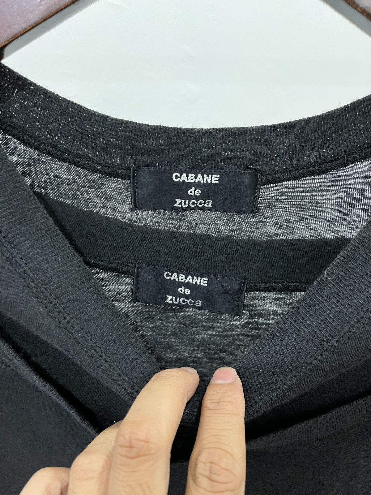CABANE de ZUCCa CABANE DE ZUCCA DOUBLE LAYER TEE ARCHIVE Size US M / EU 48-50 / 2 - 2 Thumbnail