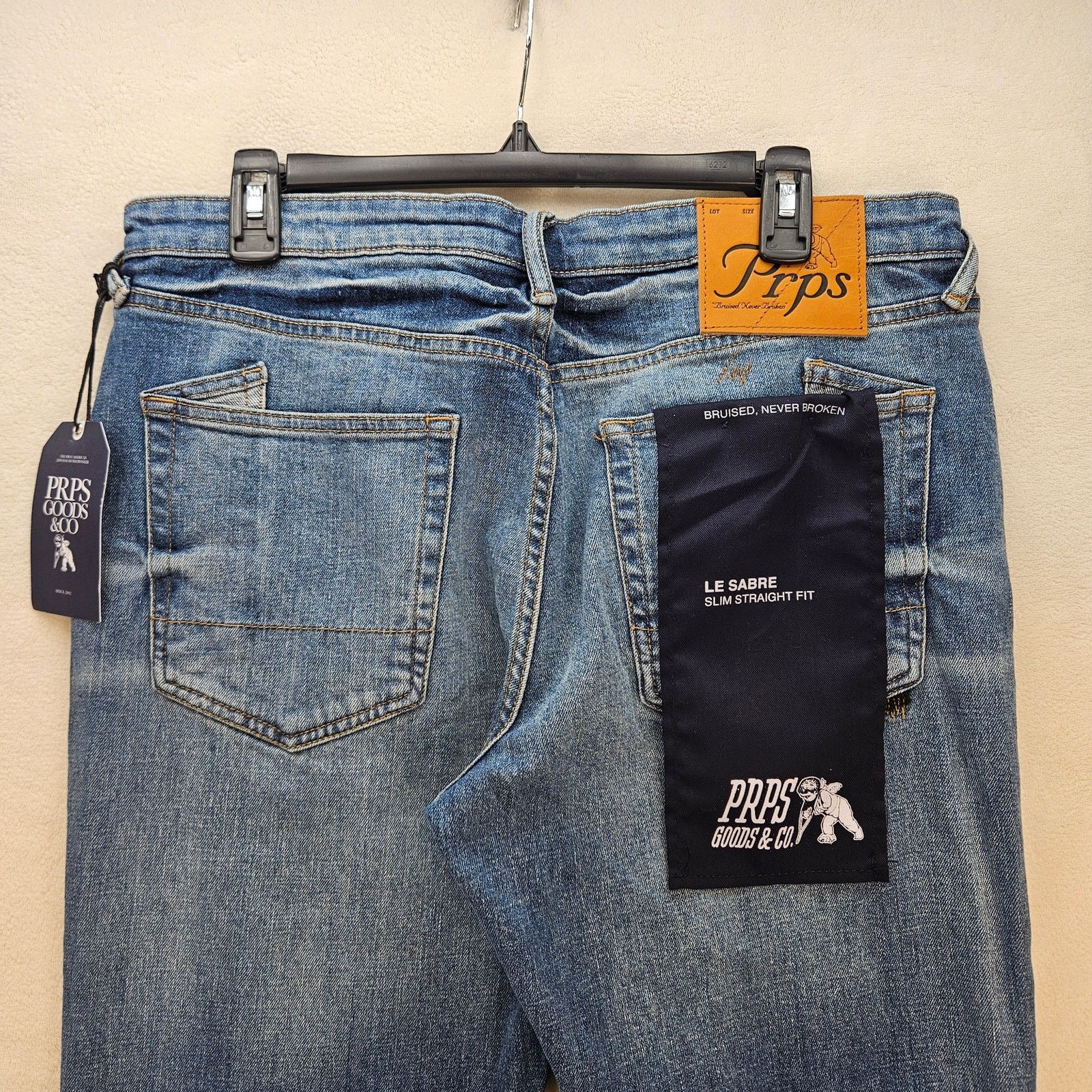 Prps PRPS MEN'S 34 CAYENNE SKINNY FIT STRETCH JEANS BLUE NWT Size US 34 / EU 50 - 6 Thumbnail