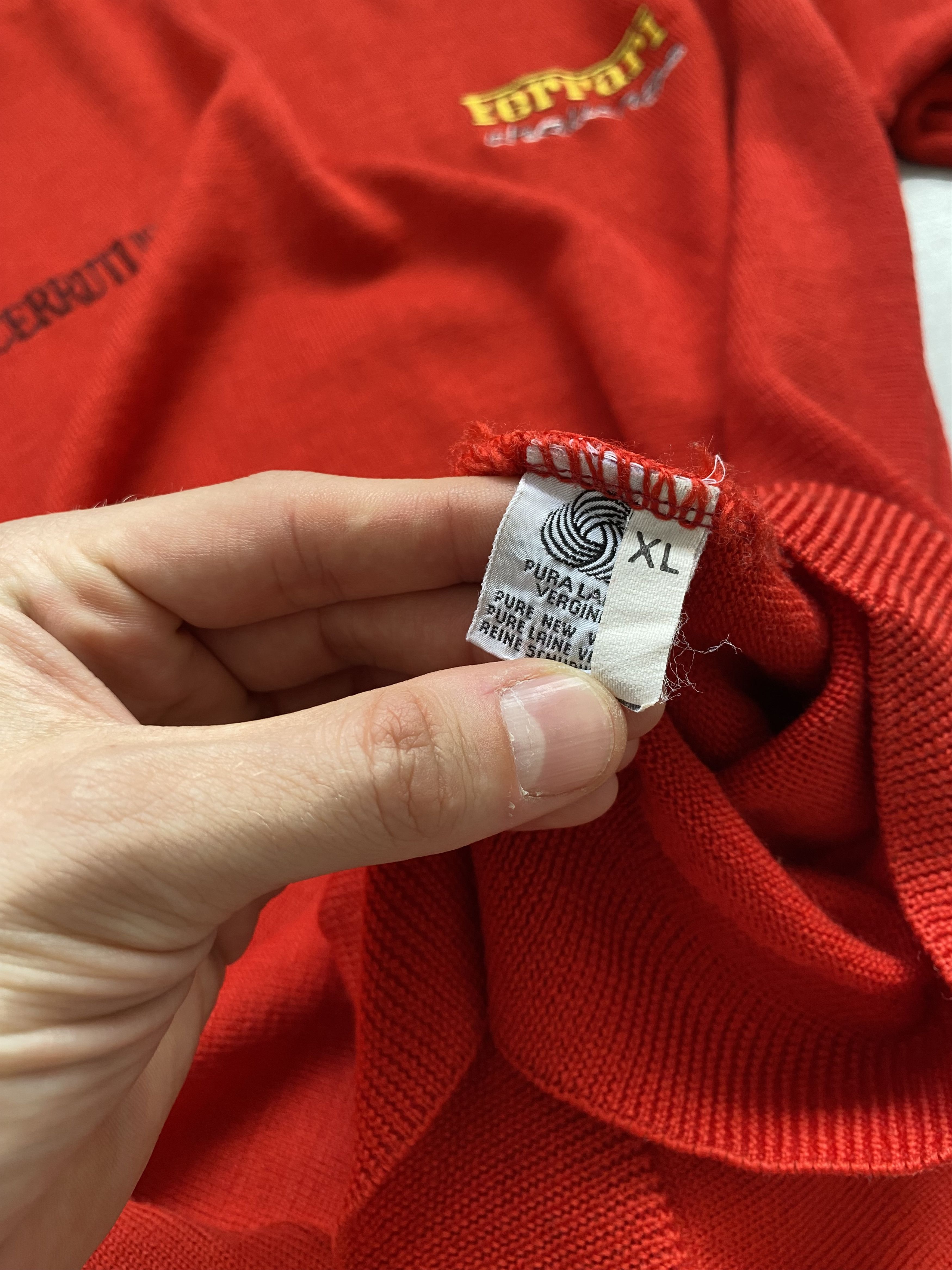 Cerruti 1881 RARE Vintage Cerruti 1881 Ferrari Racing 90s Sweater Size US XL / EU 56 / 4 - 10 Thumbnail