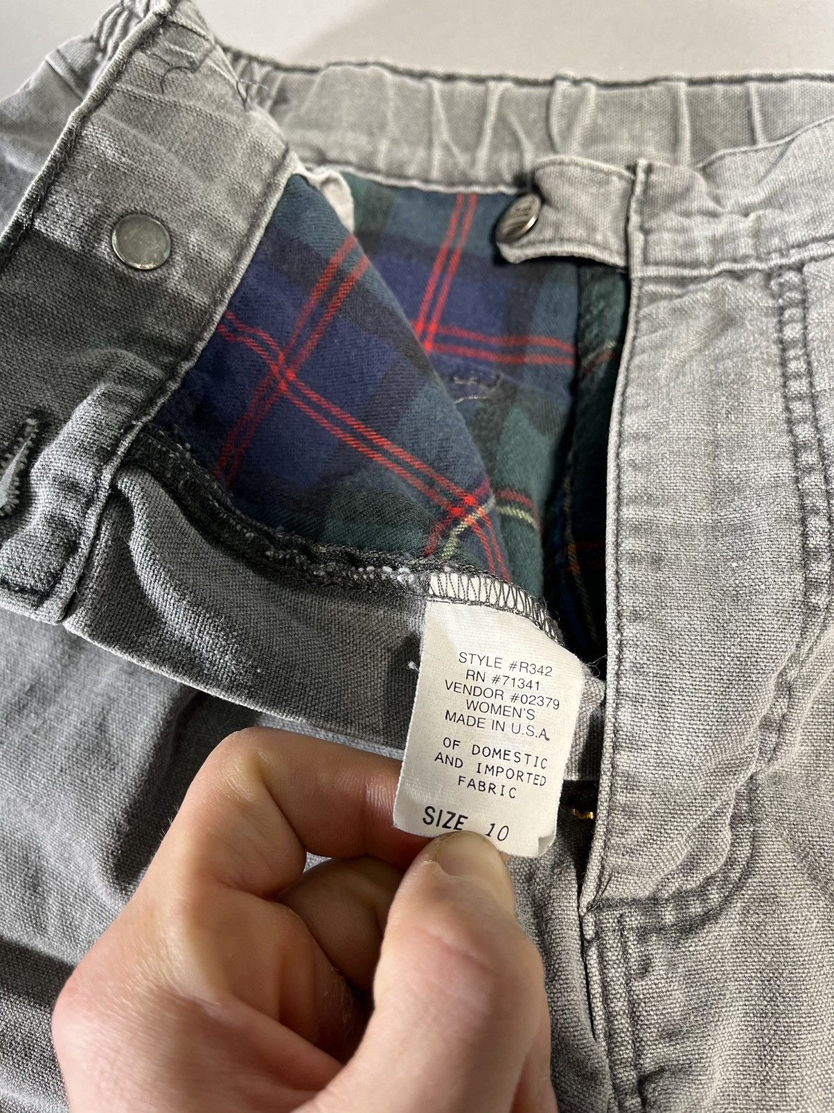 L.L. Bean × Vintage Vintage Flannel Lined L.L.Bean Jeans Size 32" / US 10 / IT 46 - 5 Thumbnail