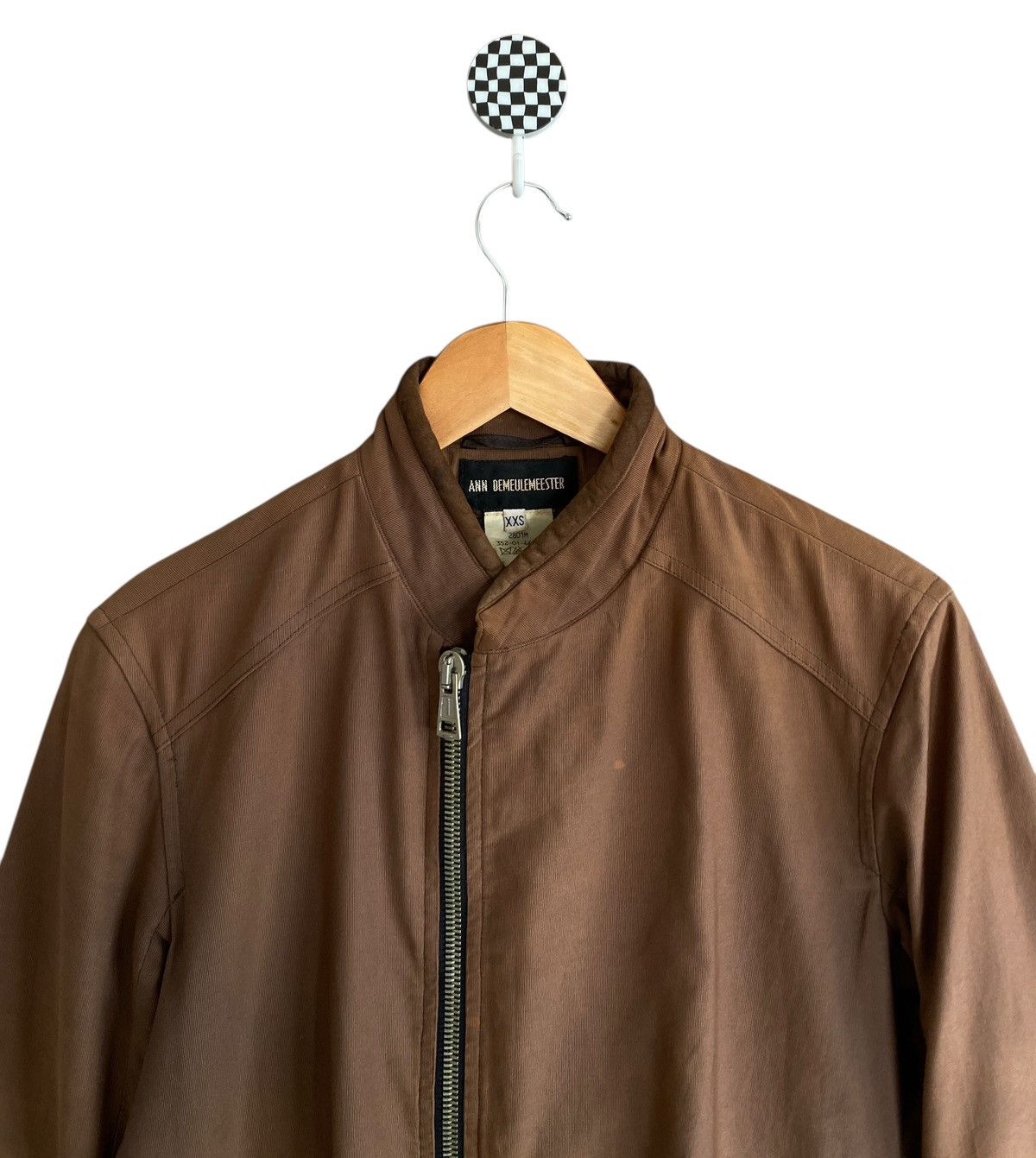 Ann Demeulemeester Very Rare Brand Ann Demeulemeester Biker Jacket 2000s Size US XXS / EU 40 - 3 Thumbnail