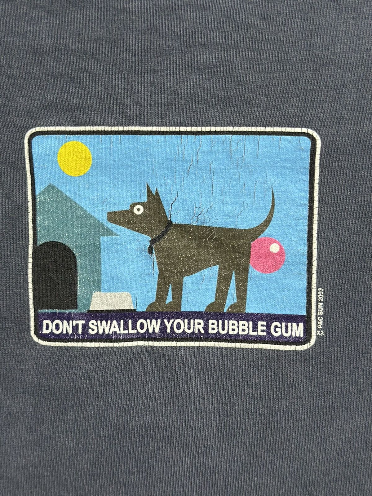 Pacsun × Vintage Vintage PacSun Don’t Swallow Your Bubble Gum Faded Tee Size US M / EU 48-50 / 2 - 2 Thumbnail