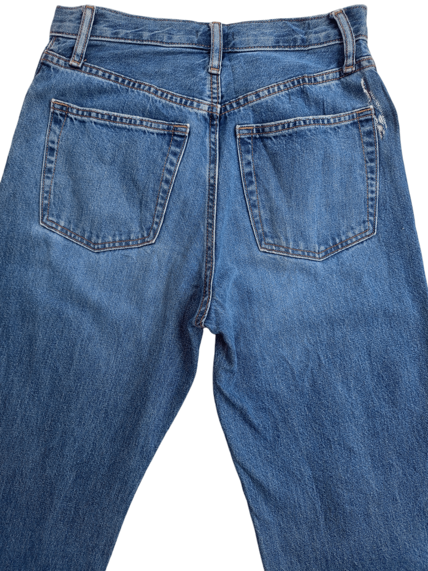 Kaihara Denim × Uniqlo × Vintage UNIQLO Regular Straight Cut Vintage Streetwear Denim Size US 27 - 17 Thumbnail