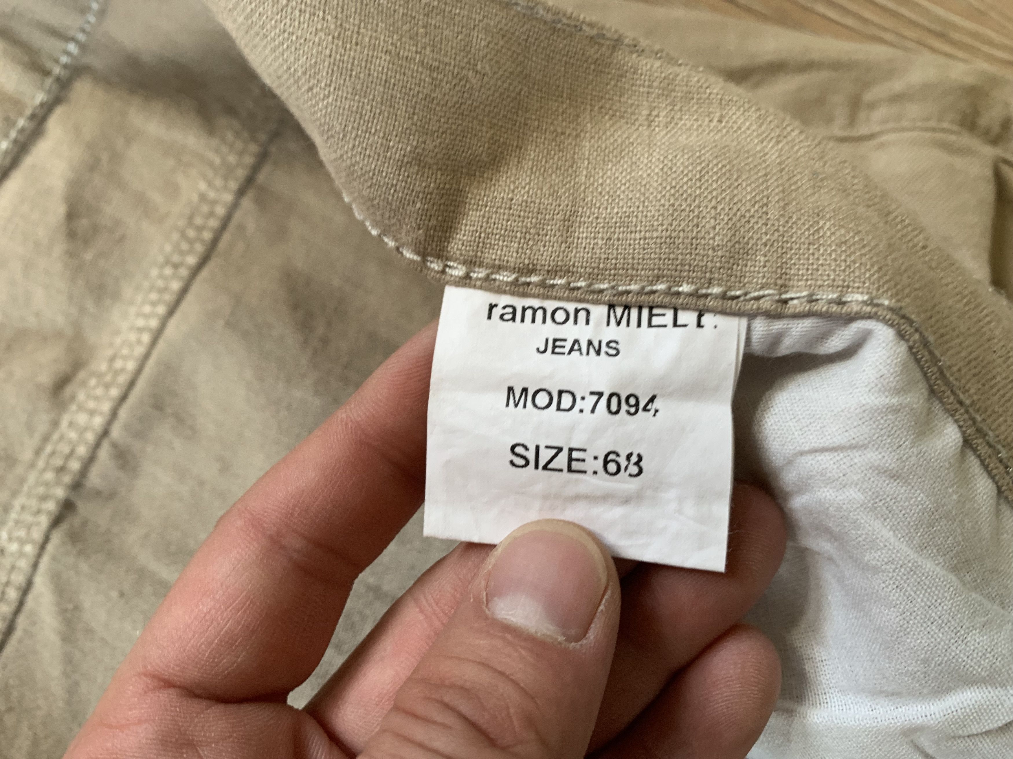 Designer Ramon Miele Mens Big Size Casual Linen Pants Trousers Size US 44 / EU 60 - 8 Thumbnail