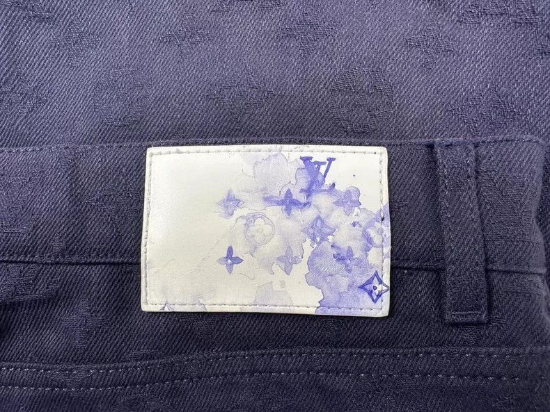 Louis Vuitton Louis Vuitton LV Presbyterian dark ink leather jeans-2507 Size US 34 / EU 50 - 7 Thumbnail