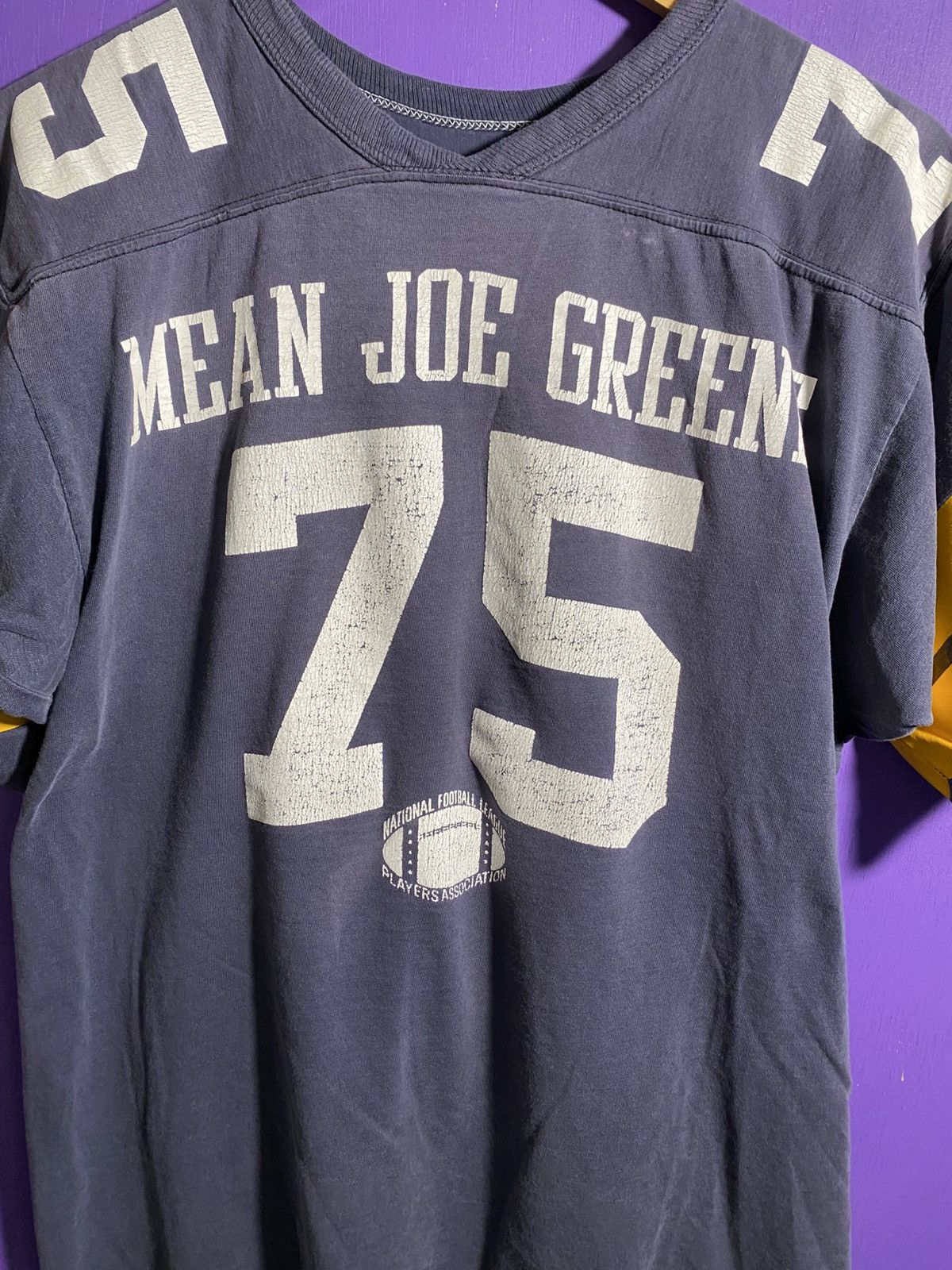 NFL Vintage 70s Steelers Mean Joe Greene jersey shirt Size US L / EU 52-54 / 3 - 3 Thumbnail