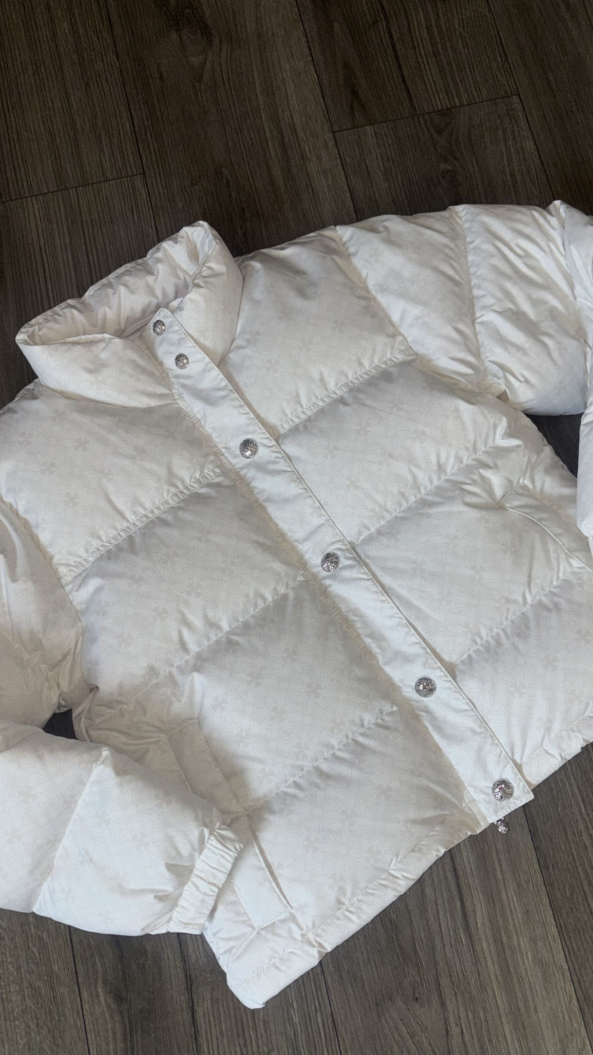 Chrome Hearts monogram down puffer jacket