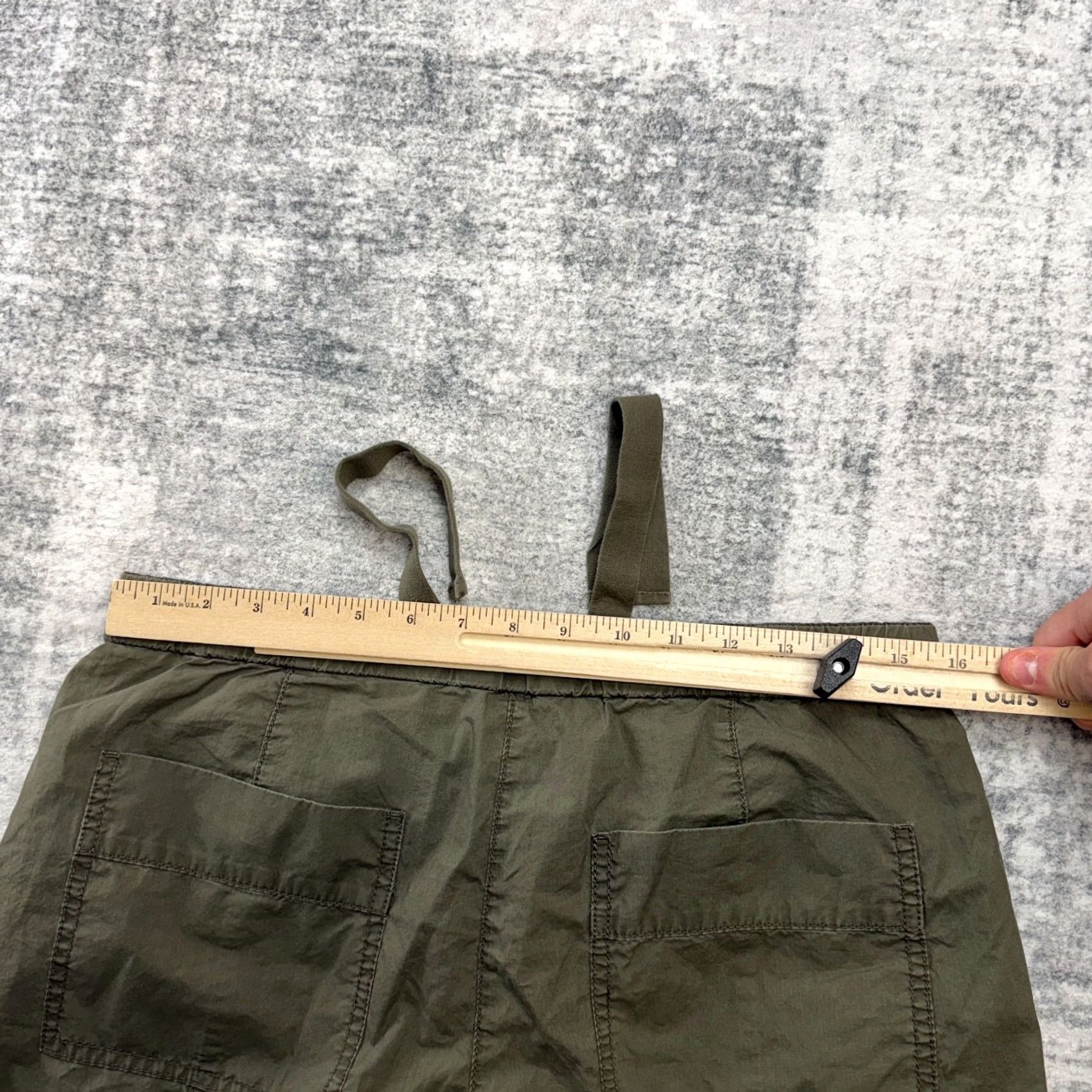 J.Crew J.CREW Pants Womens 4 Dark Olive City Drawstring Lightweight Fatigue Utility Y2K Chino Straight Pockets Flexible Regular Fall Spring Summer Womens Size 27" / US 4 / IT 40 - 7 Thumbnail