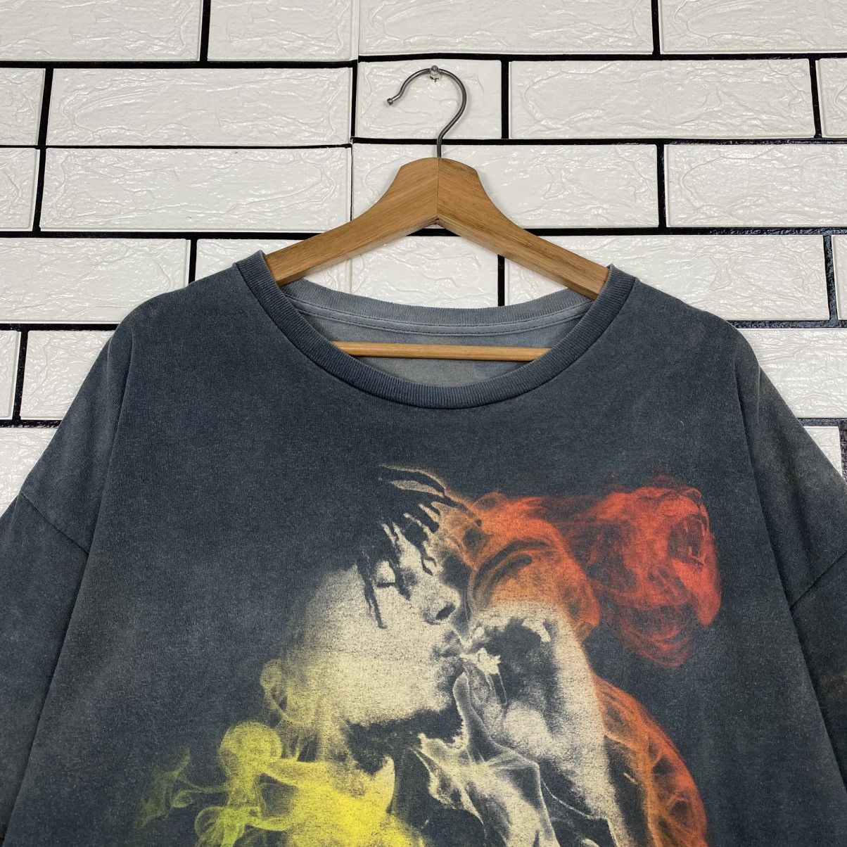 Vintage 📌Vintage Distressed T-Shirt Bob Marley Full Print Size US M / EU 48-50 / 2 - 4 Thumbnail