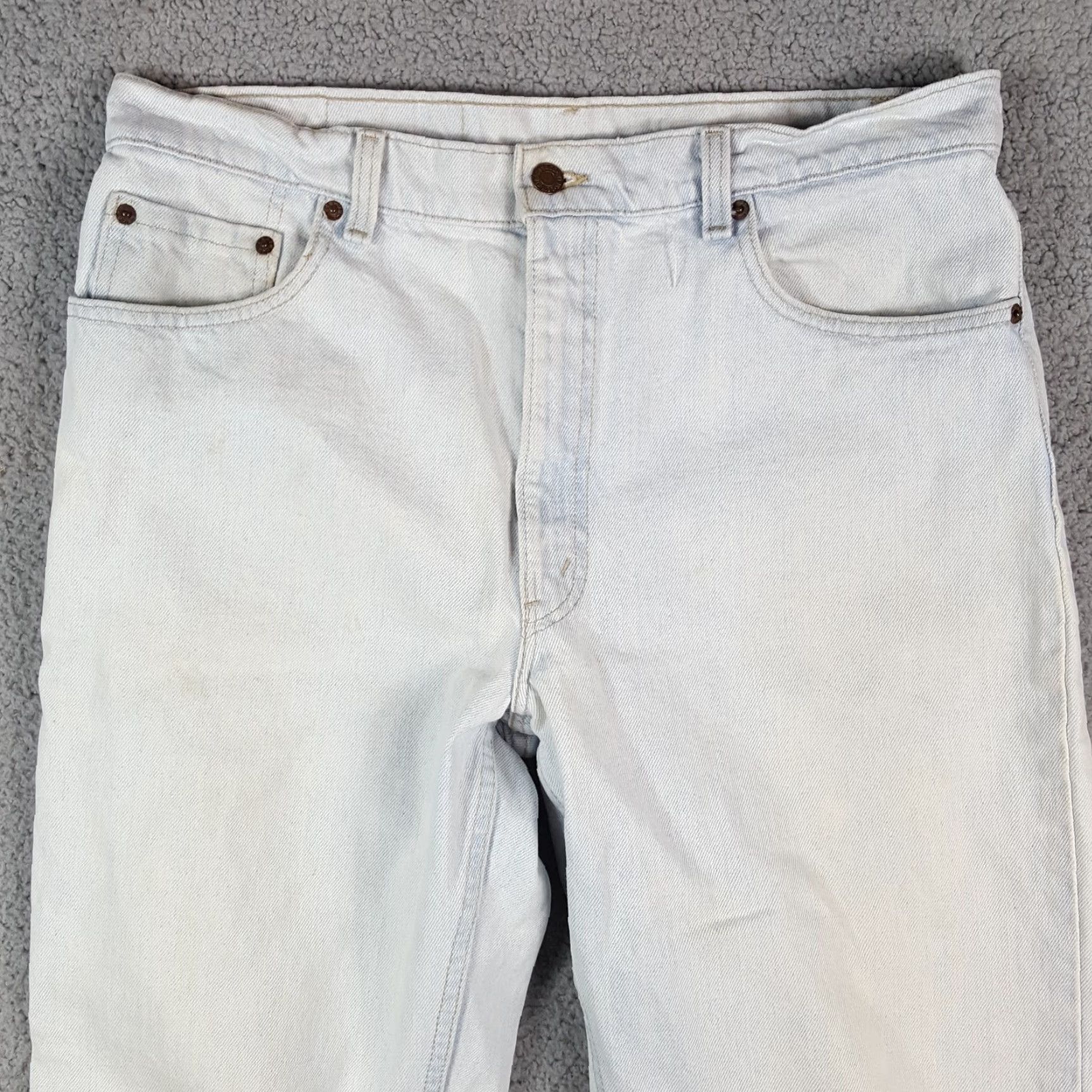 Levi's VINTAGE Levi's 550 Tapered Jeans Men 36x32 Light Washed Blue Y2K 90s Grunge Rock Size US 36 / EU 52 - 2 Thumbnail