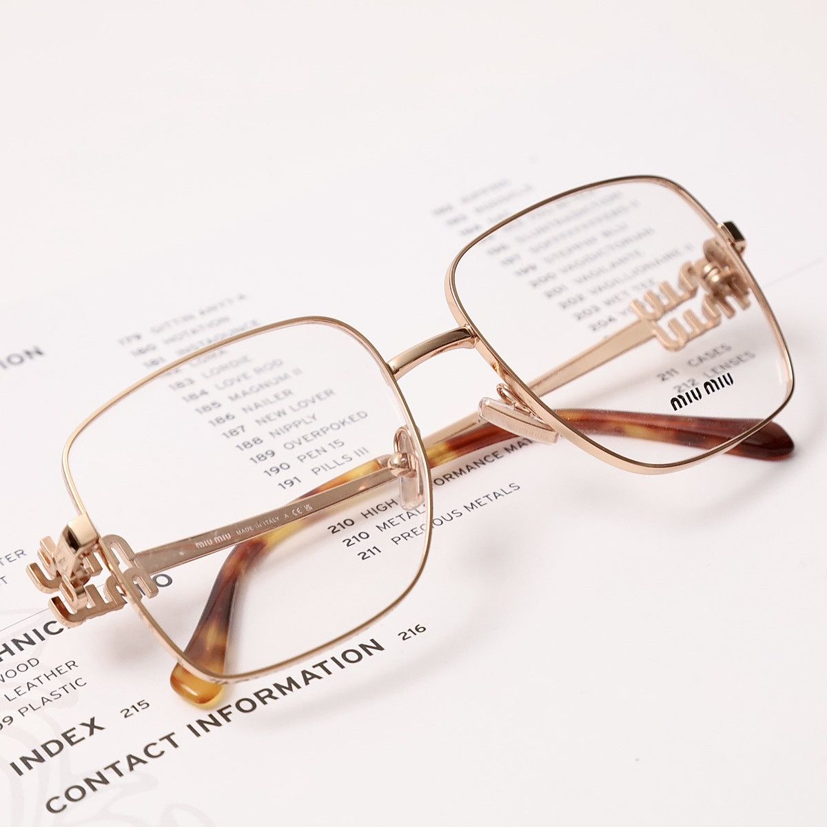 Miu Miu MIU MIU 0MU 51XV SUNGLASSES Size ONE SIZE - 7 Thumbnail