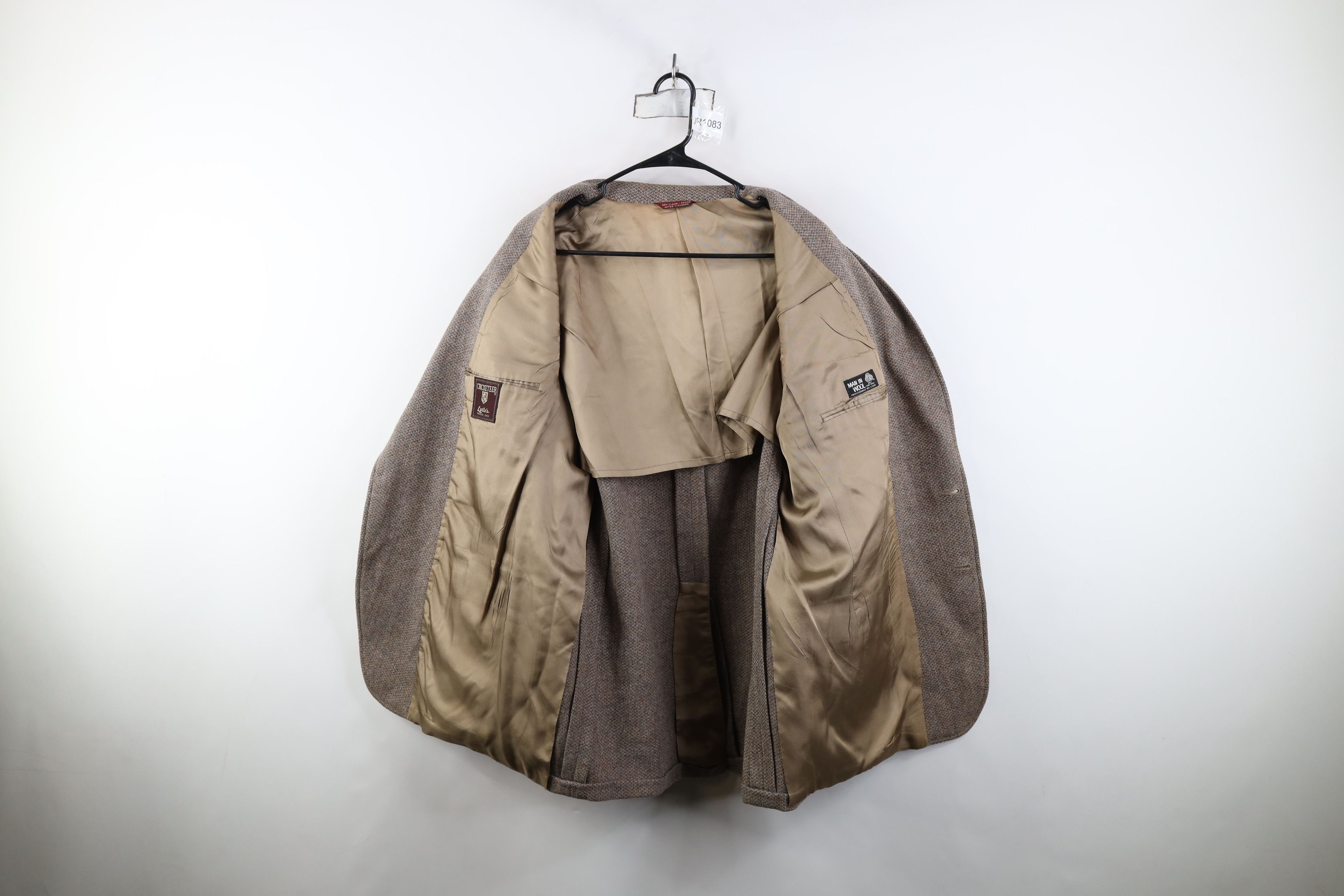 Vintage Vintage 70s Streetwear Suit Coat Blazer Jacket Beige USA Size XL / US 12-14 / IT 48-50 - 9 Thumbnail