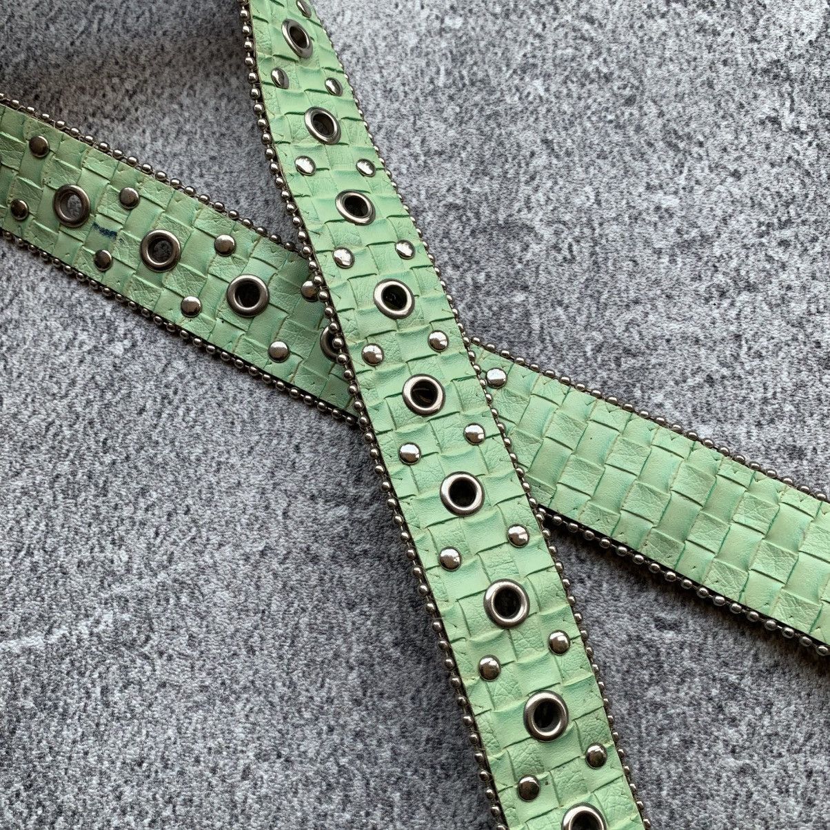 Japanese Brand Vintage Y2k Studded Belt Christian edrei Size ONE SIZE - 5 Thumbnail