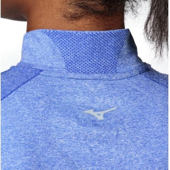 Mizuno NEW MIZUNO WOMEN’S SEAMLESS BLUE JACKET SZ SMALL S Size S / US 4 / IT 40 - 3 Thumbnail