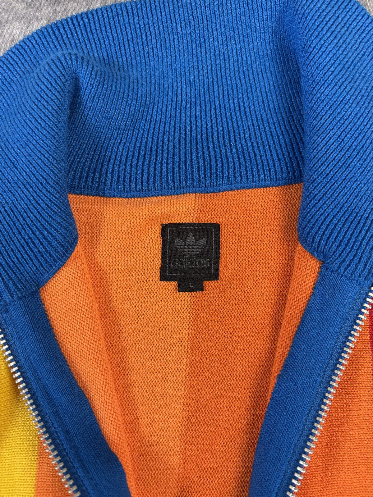 Adidas × Vintage 2005 Adidas Carlo Gruber Track Jacket 2000s VIntage Knit Top Size US L / EU 52-54 / 3 - 6 Thumbnail