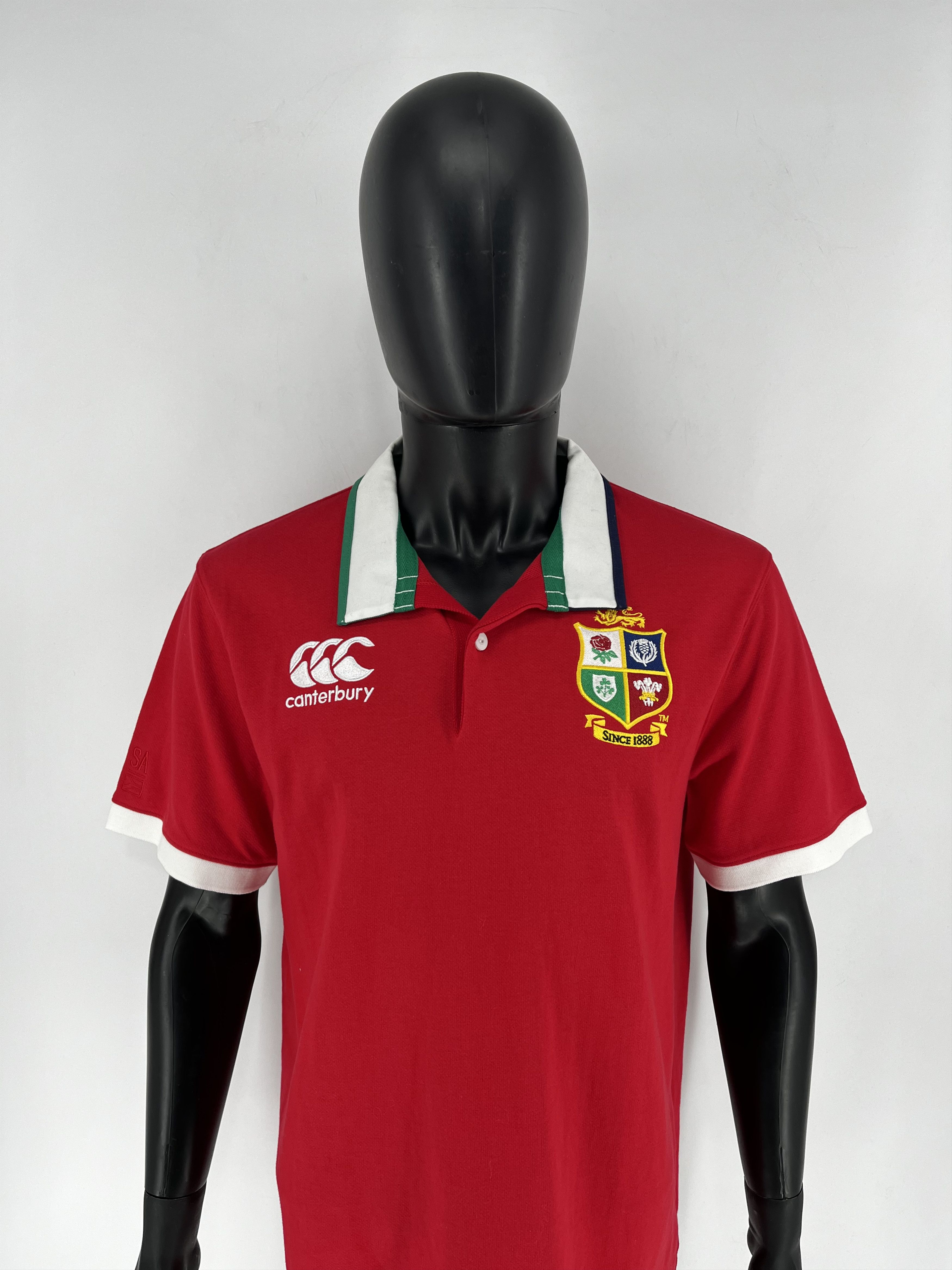 Canterbury of New Zealand × Vintage Canterbury British & Irish Lions Rugby Polo Shirt Men's Size US L / EU 52-54 / 3 - 6 Thumbnail
