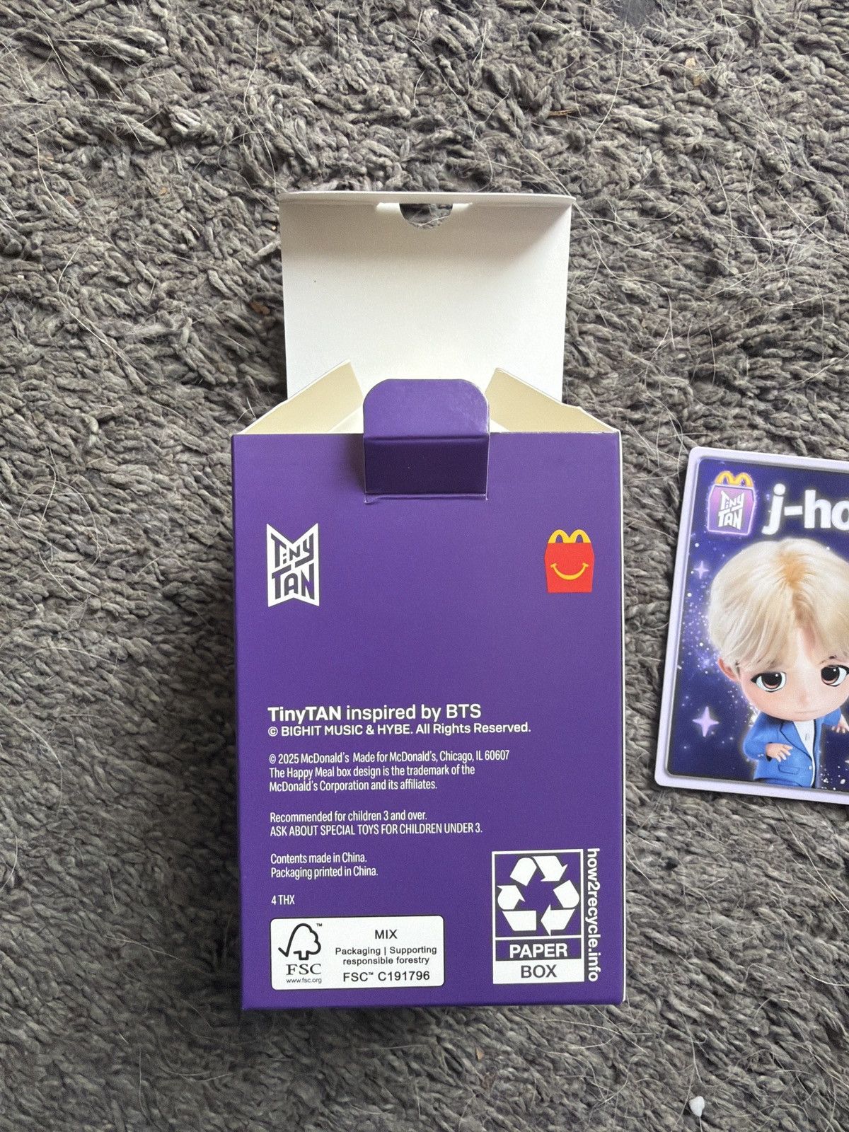Hypebeast 2025 McDonald’s TinyTAN J-Hope Figure Size ONE SIZE - 8 Thumbnail
