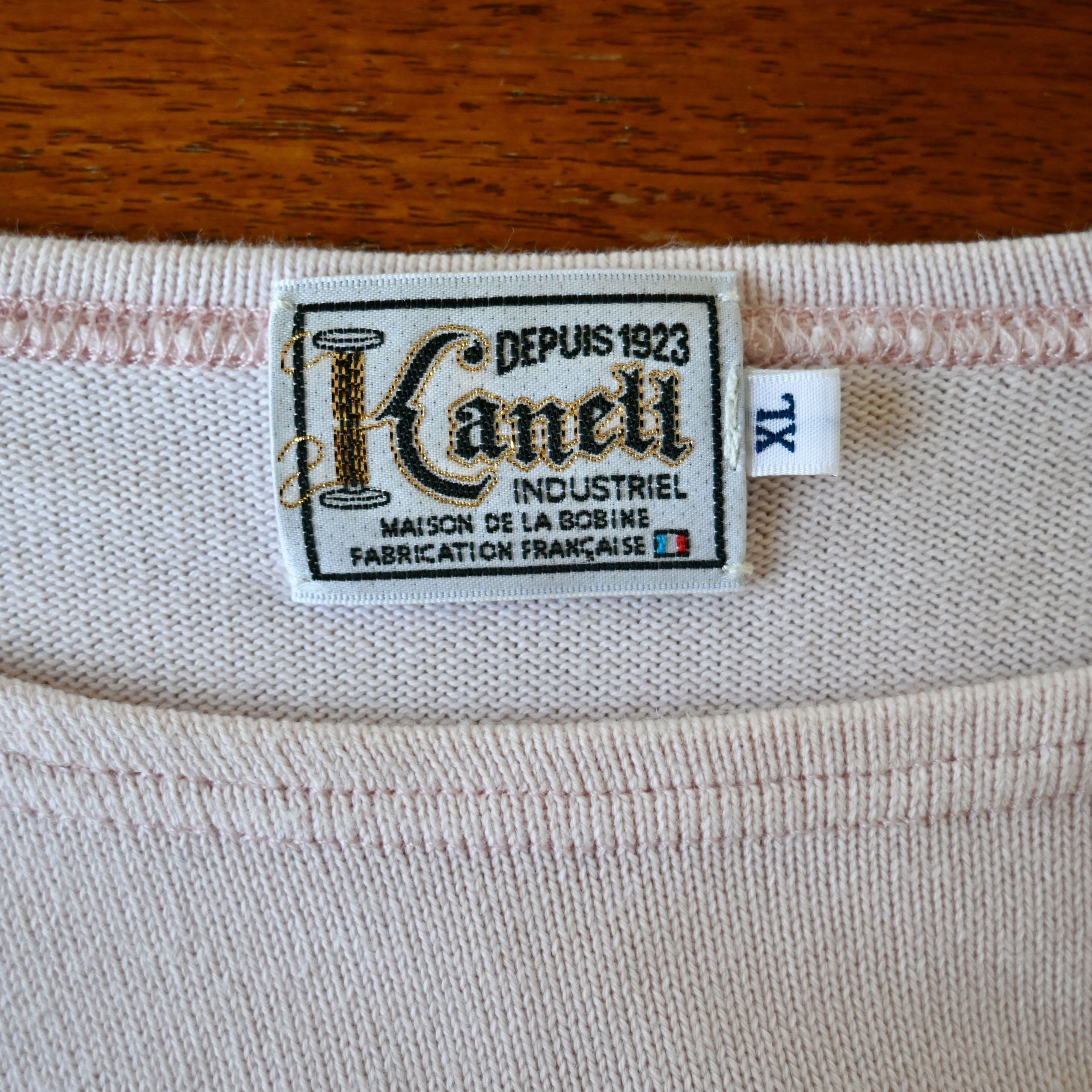 Other KANELL INDUSTRIEL cotton knit Breton shirt, made in France Size US XL / EU 56 / 4 - 15 Thumbnail