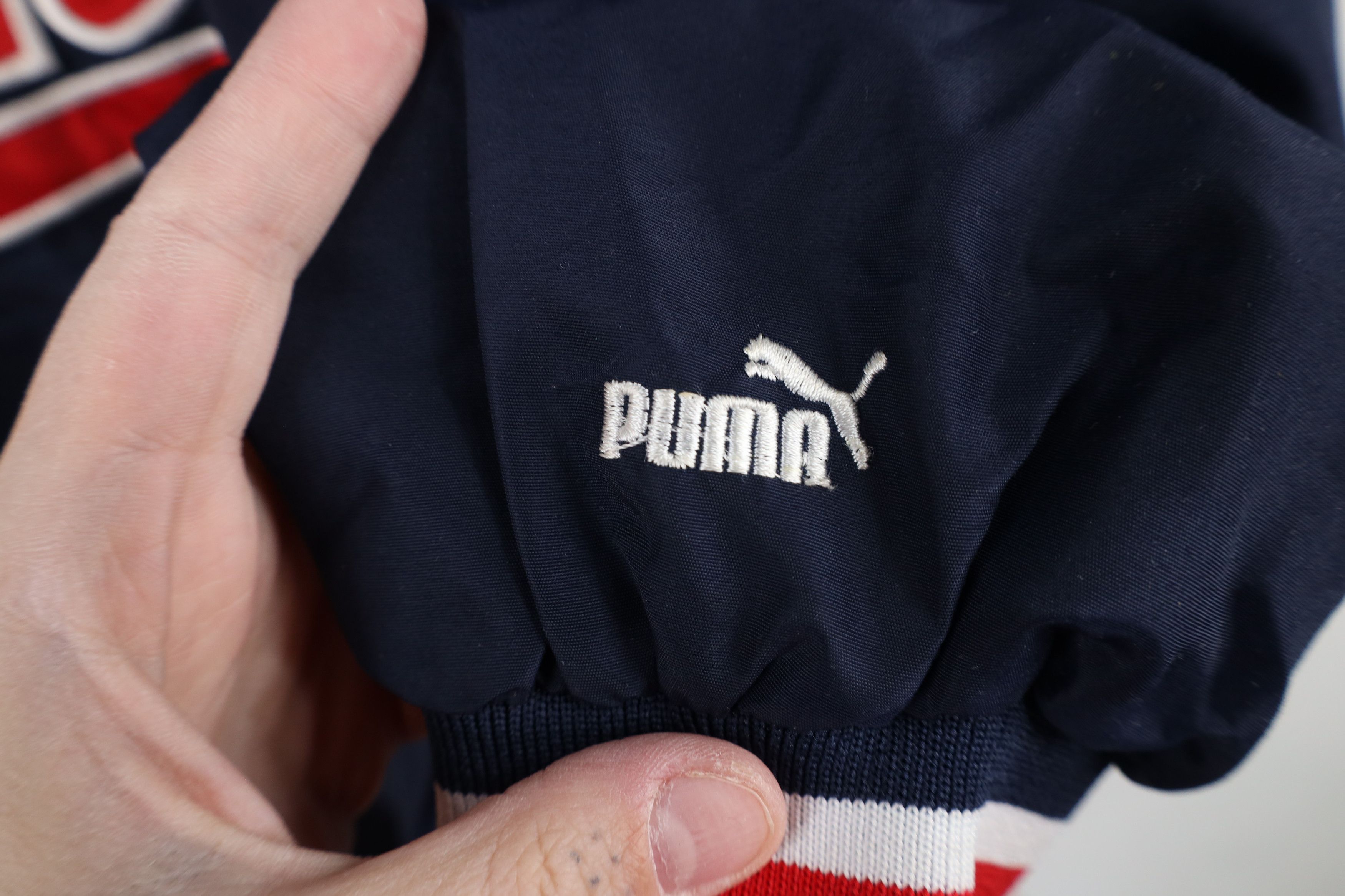 Puma × Vintage Vintage Y2K 2000 Puma Lined Pullover Windbreaker Jacket Size US XL / EU 56 / 4 - 4 Thumbnail