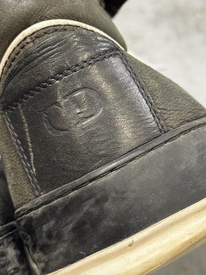 Dior 2000s Dior Homme Black Leather High Top Sneakers Size US 11 / EU 44 - 6 Thumbnail