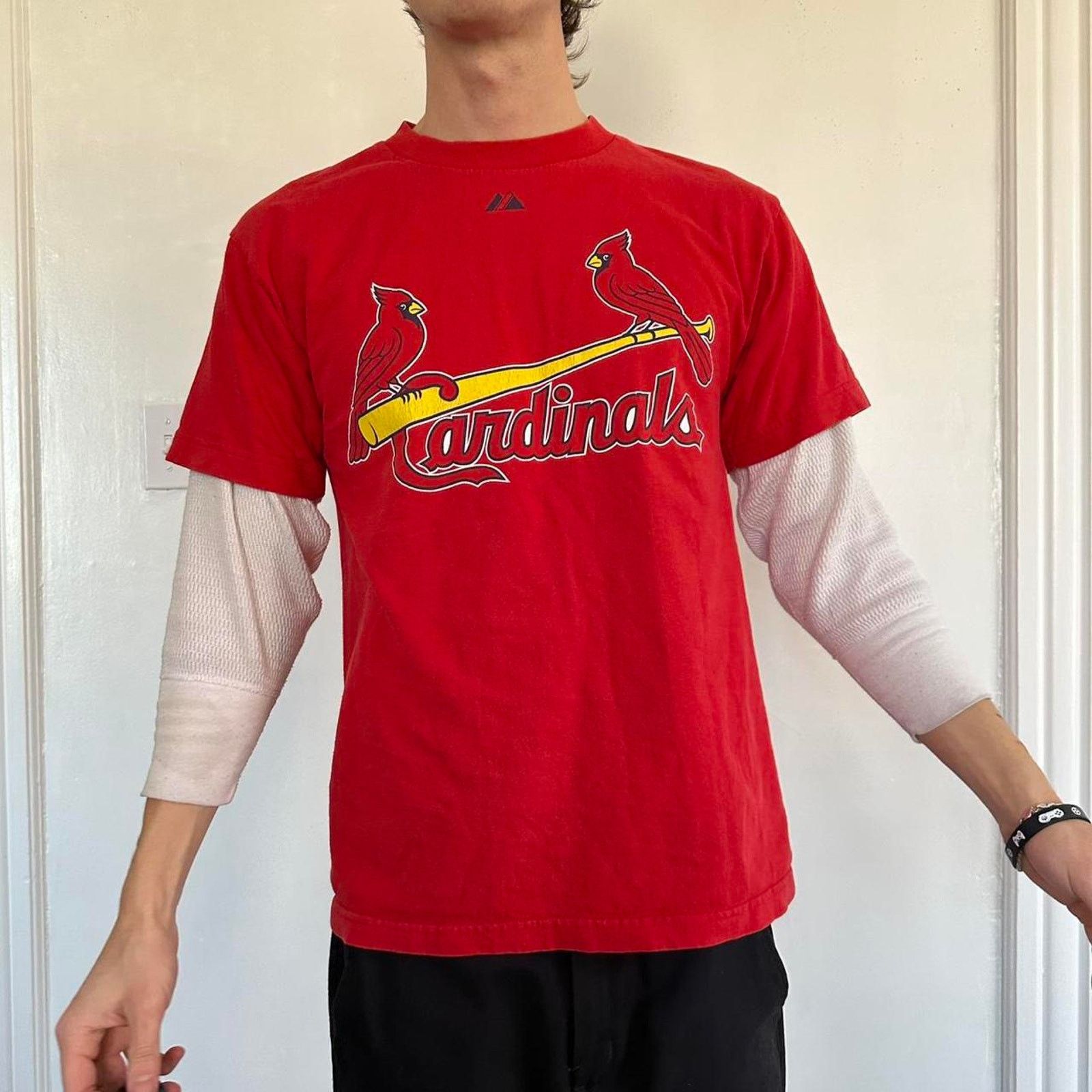 MLB Vintage Y2K MLB St Louis Cardinals Adam Wainwright Shirt Size US S / EU 44-46 / 1 - 2 Thumbnail