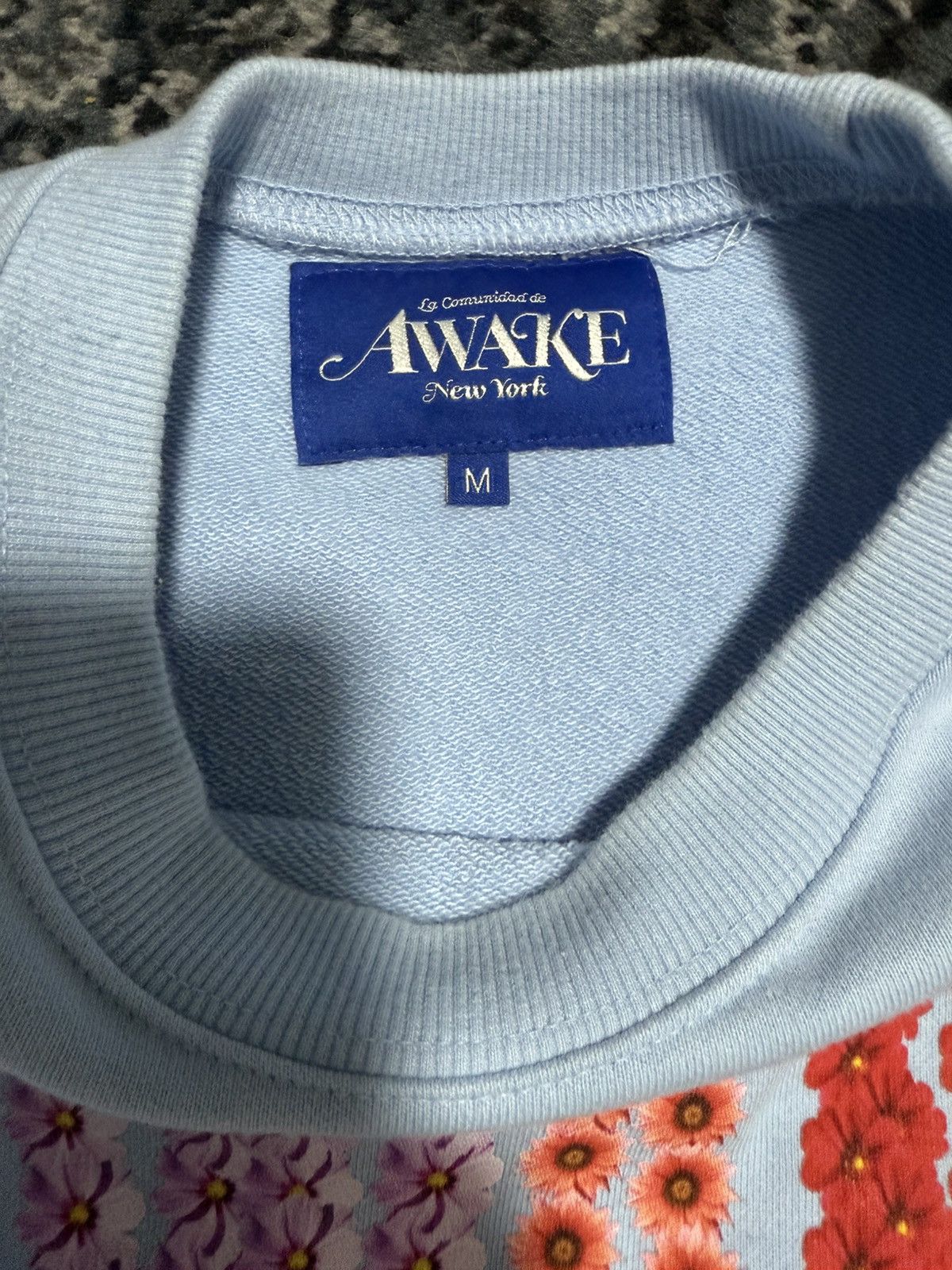 Awake NY Awake NY Floral L/S Crewneck Size US M / EU 48-50 / 2 - 4 Thumbnail