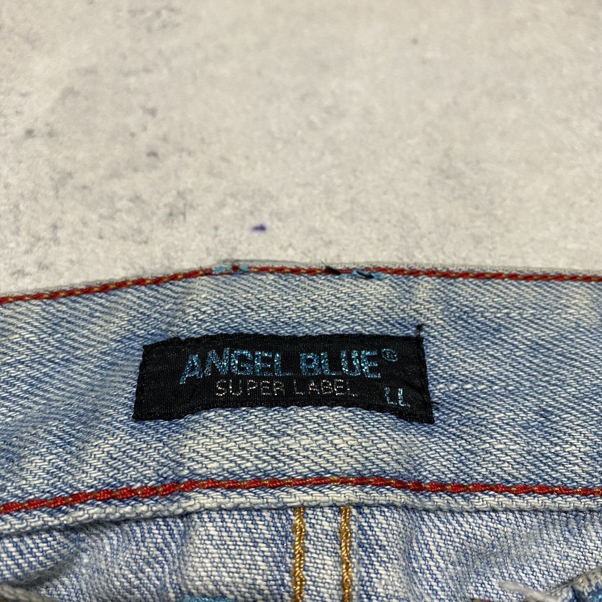 Angel Blue Angel Blue Distressed Patch Jeans Pants Size 31" - 8 Thumbnail