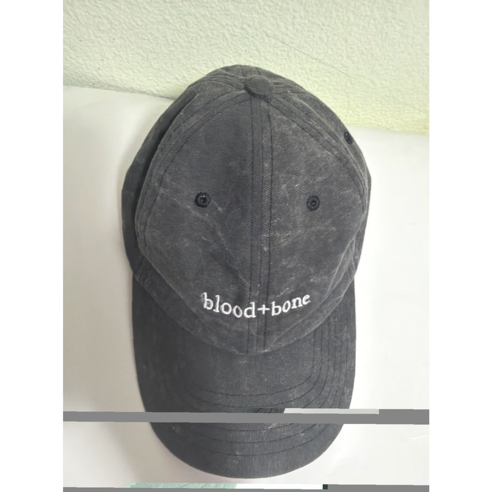 Vintage VINTAGE Blood And Bone Dad Hat Strapback Gray Cotton Distressed Size ONE SIZE - 5 Thumbnail
