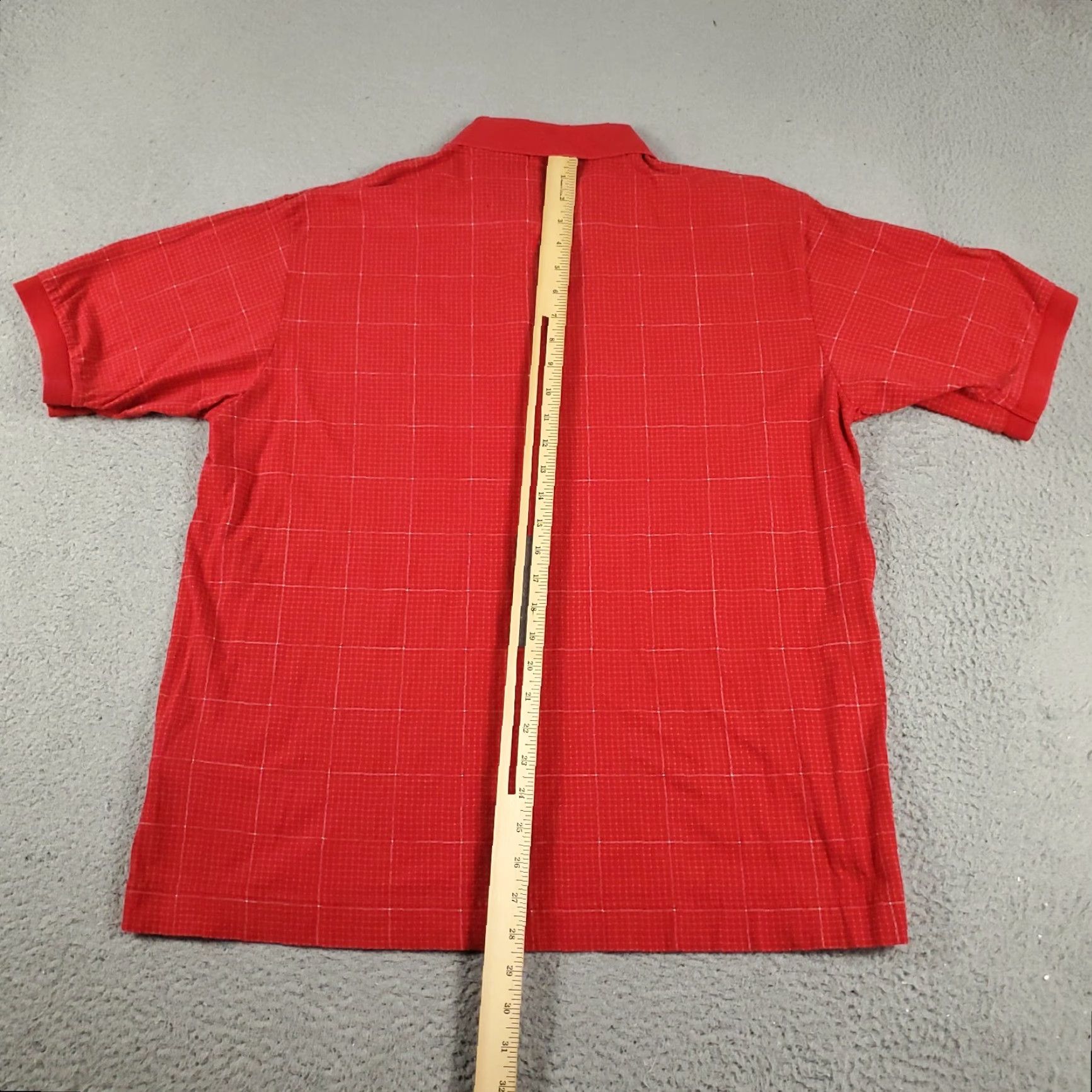 Nautica Nautica Polo Shirt Mens XL Red Check Casual Short Sleeve Adult Polo Shirt Red Nautica Modern Classic Mens XL Red Gauge/Check Size US XL / EU 56 / 4 - 3 Thumbnail