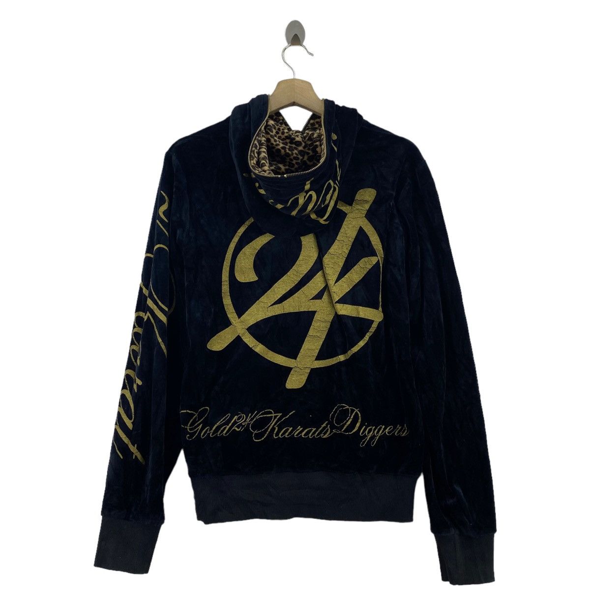 Japanese Brand GOLD 24KARATS DIGGERS Japanese Brand Hip Hop Rap Logo Print Size US M / EU 48-50 / 2 - 3 Thumbnail