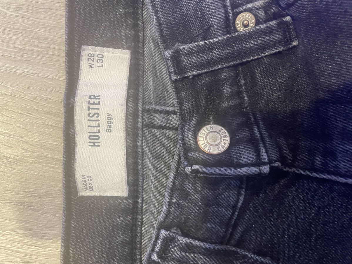 Hollister Black baggy jeans Size US 28 / EU 44 - 3 Thumbnail
