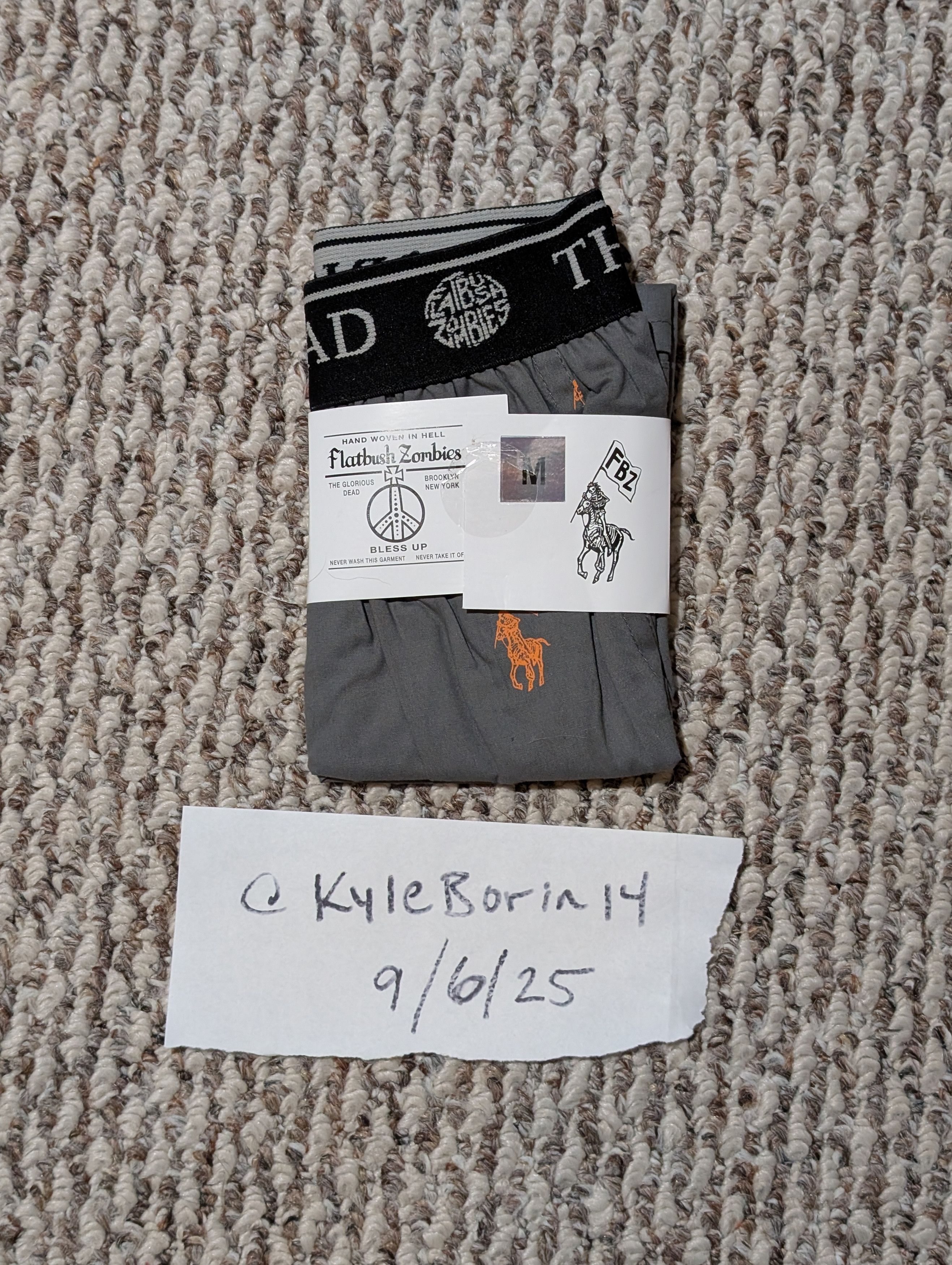 Flatbush Zombies Flatbush Zombies Boxers and Facemask Combo - Brand New Size 30 - 4 Thumbnail