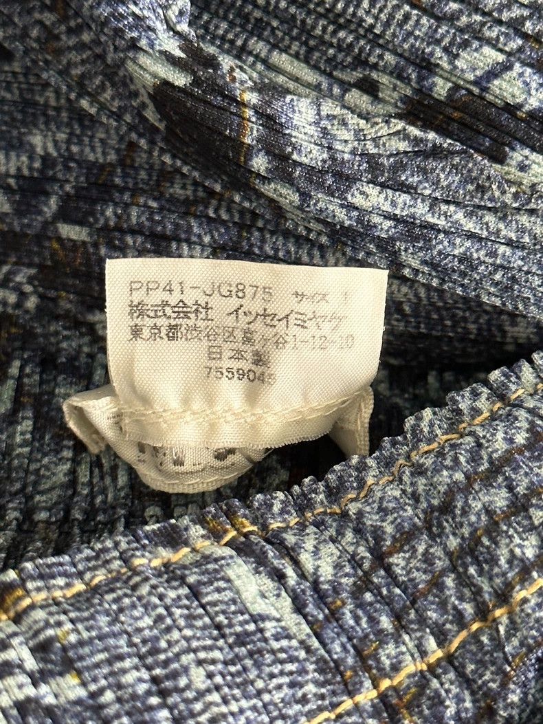 Issey Miyake Issey Miyake size:1 Blue denim pleated skirt Size 42" / US 20 - 4 Thumbnail