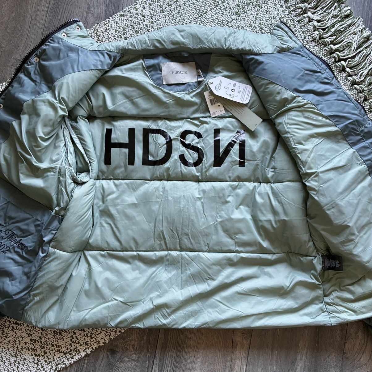 Hudson HUDSON Quilt Short Puffer Jacket in Stormy Blue Size US M / EU 48-50 / 2 - 5 Thumbnail