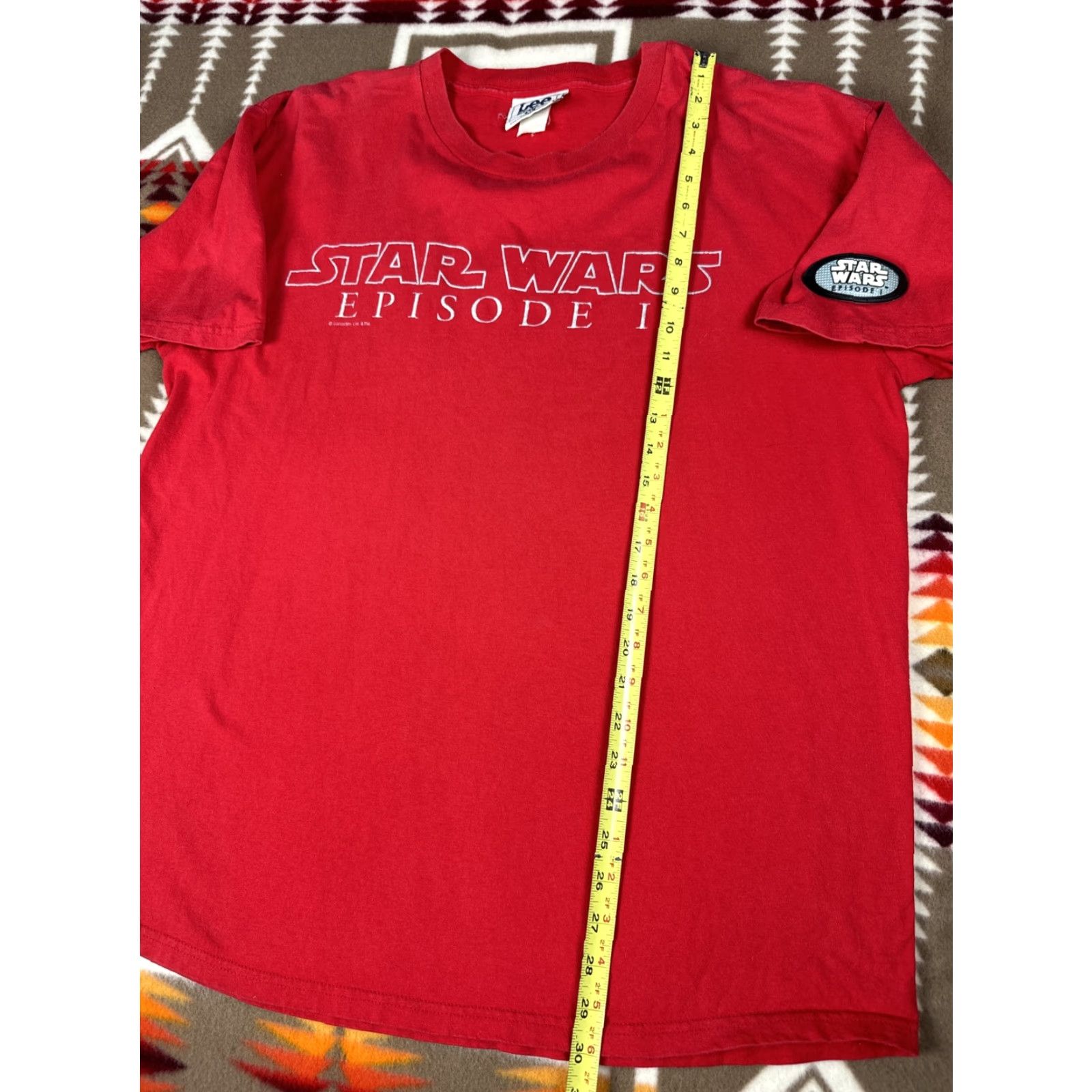 Lee VINTAGE Star Wars Episode 1 1999 Lee Mens Crewneck Promo T Shirt XL Made In USA Red Mens Version? Size US XL / EU 56 / 4 - 6 Thumbnail