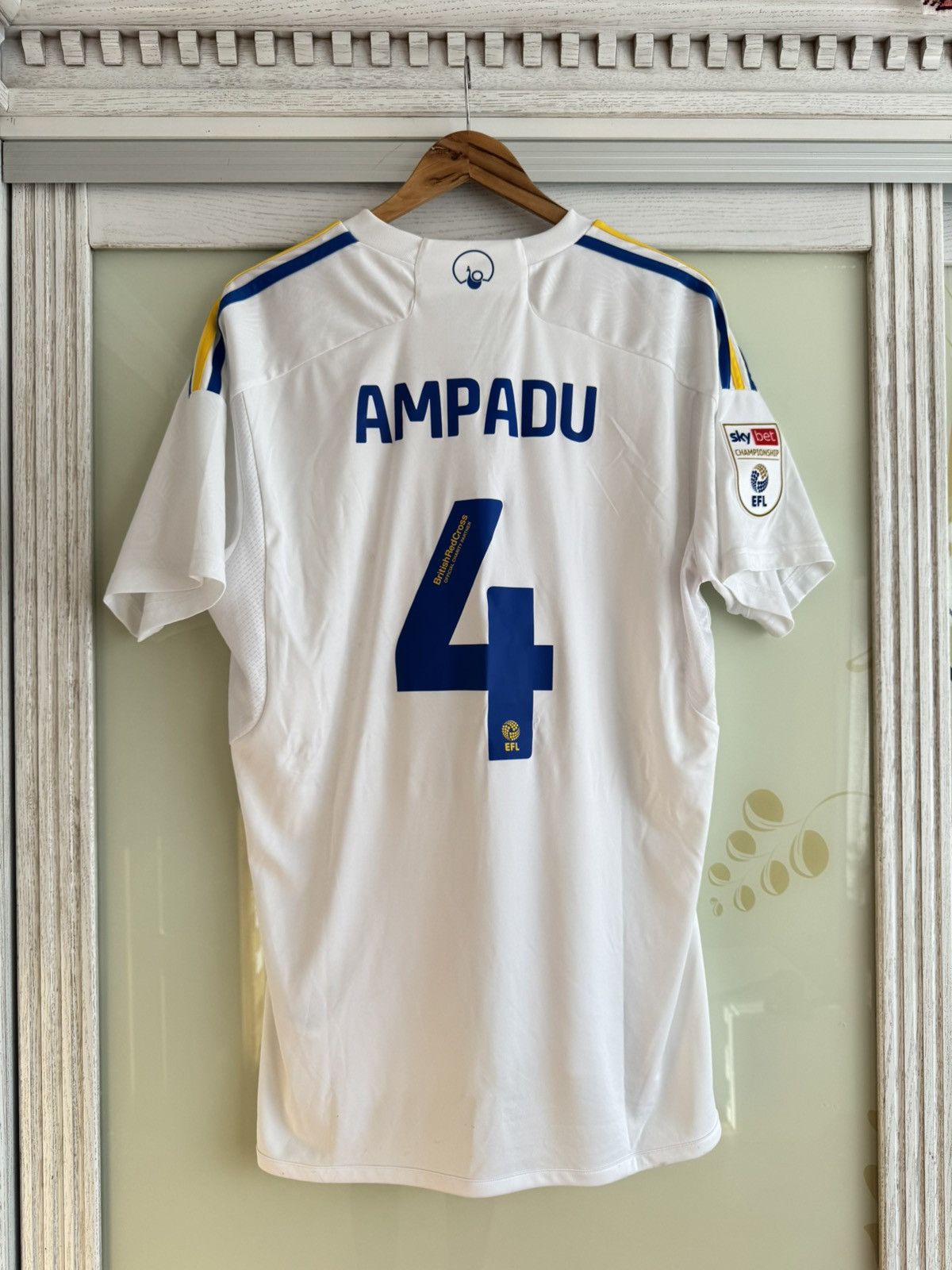 Adidas Ethan Ampadu Leeds United 2022-2023 Home Soccer Jersey Kit Size US XL / EU 56 / 4 - 1 Thumbnail