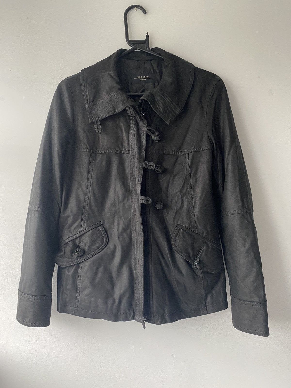 Image of Italian Designers Max Mara Weekend Jacket in Black, Men's (Size Small)