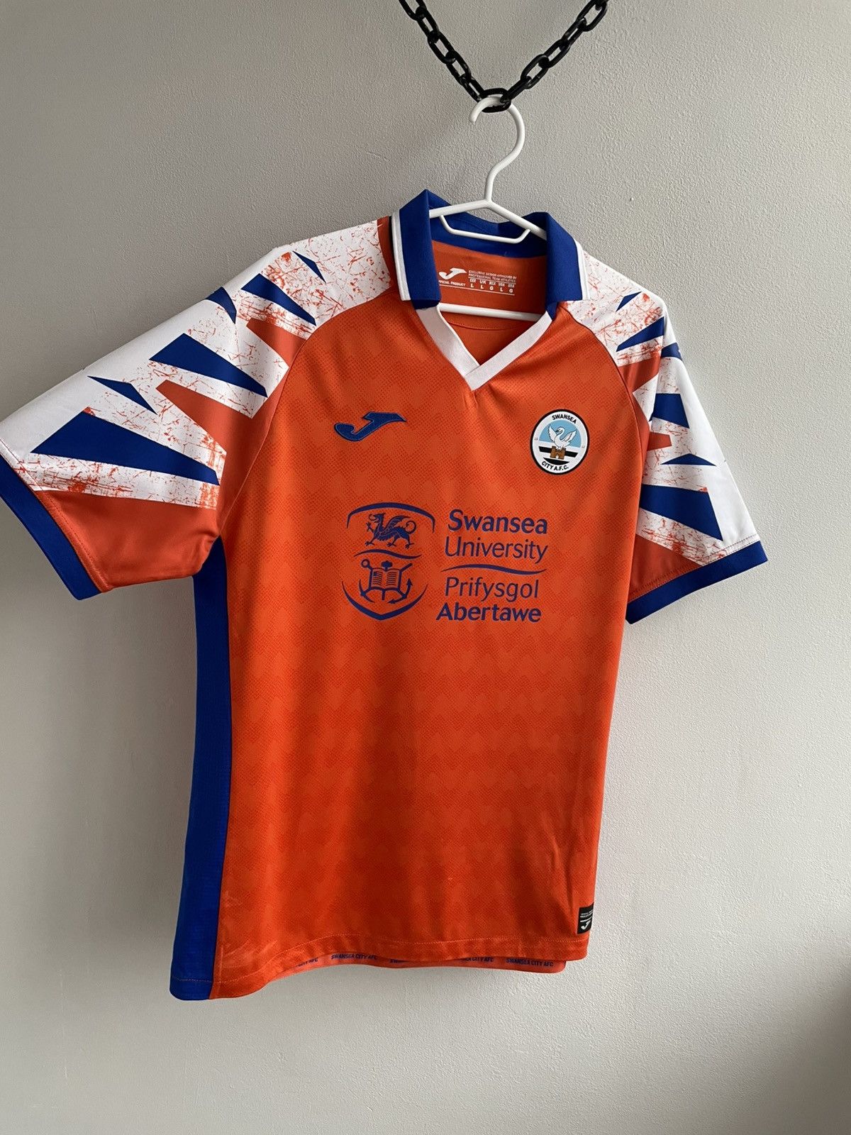 Joma SWANSEA CITY 2022 2023 AWAY FOOTBALL SHIRT SOCCER JERSEY Jom Size US L / EU 52-54 / 3 - 3 Thumbnail