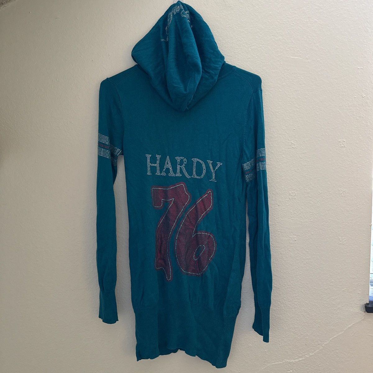 Ed Hardy Ed Hardy Y2K Women’s Rhinestone Vintage Hoodie Dress Size M / US 6-8 / IT 42-44 - 2 Thumbnail