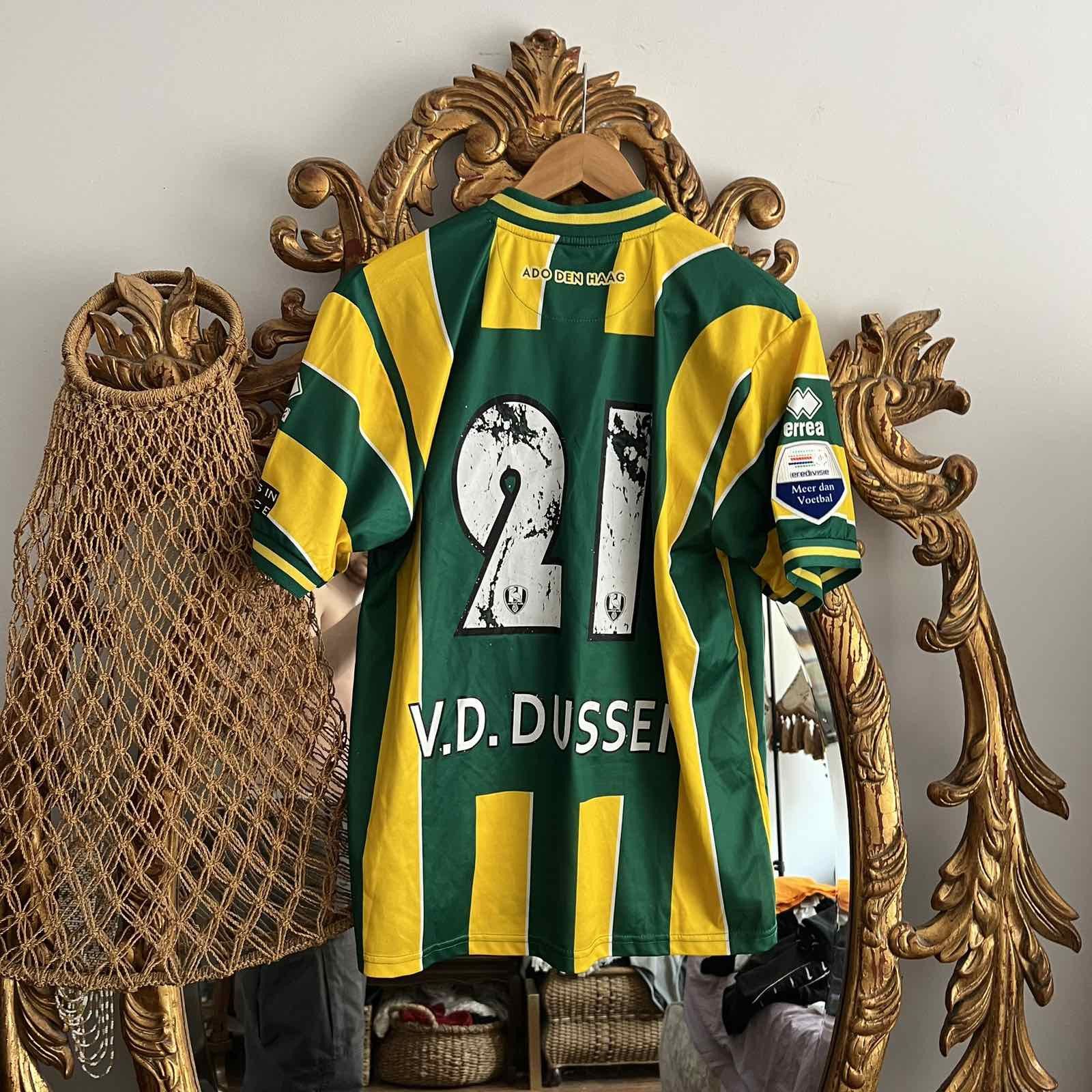 Errea ADO Den Haag jersey 2016 Football Shirt #9 V.D DUSSEN Sz M Size US M / EU 48-50 / 2 - 1 Thumbnail