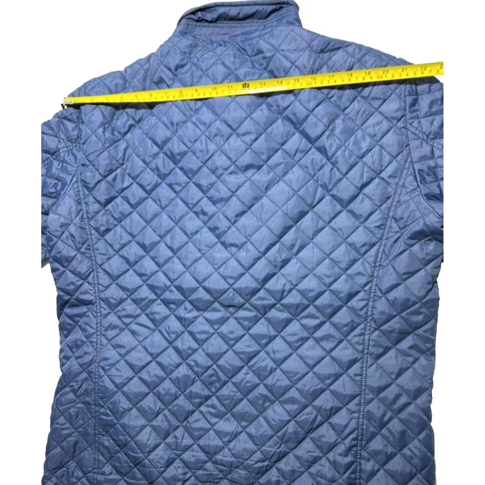 Vintage SEA BARRIER Jacket Men Blue L Quilted Puffer with Pockets Size US L / EU 52-54 / 3 - 5 Thumbnail